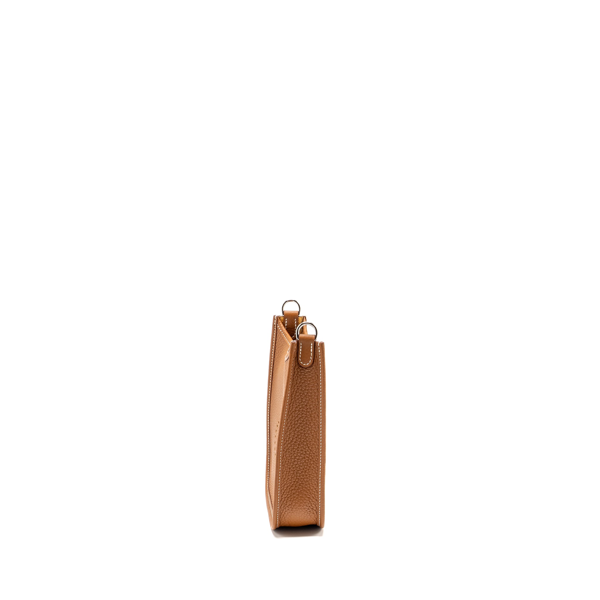 Hermes Mini Evelyn Clemence Gold SHW Stamp B - Image 3