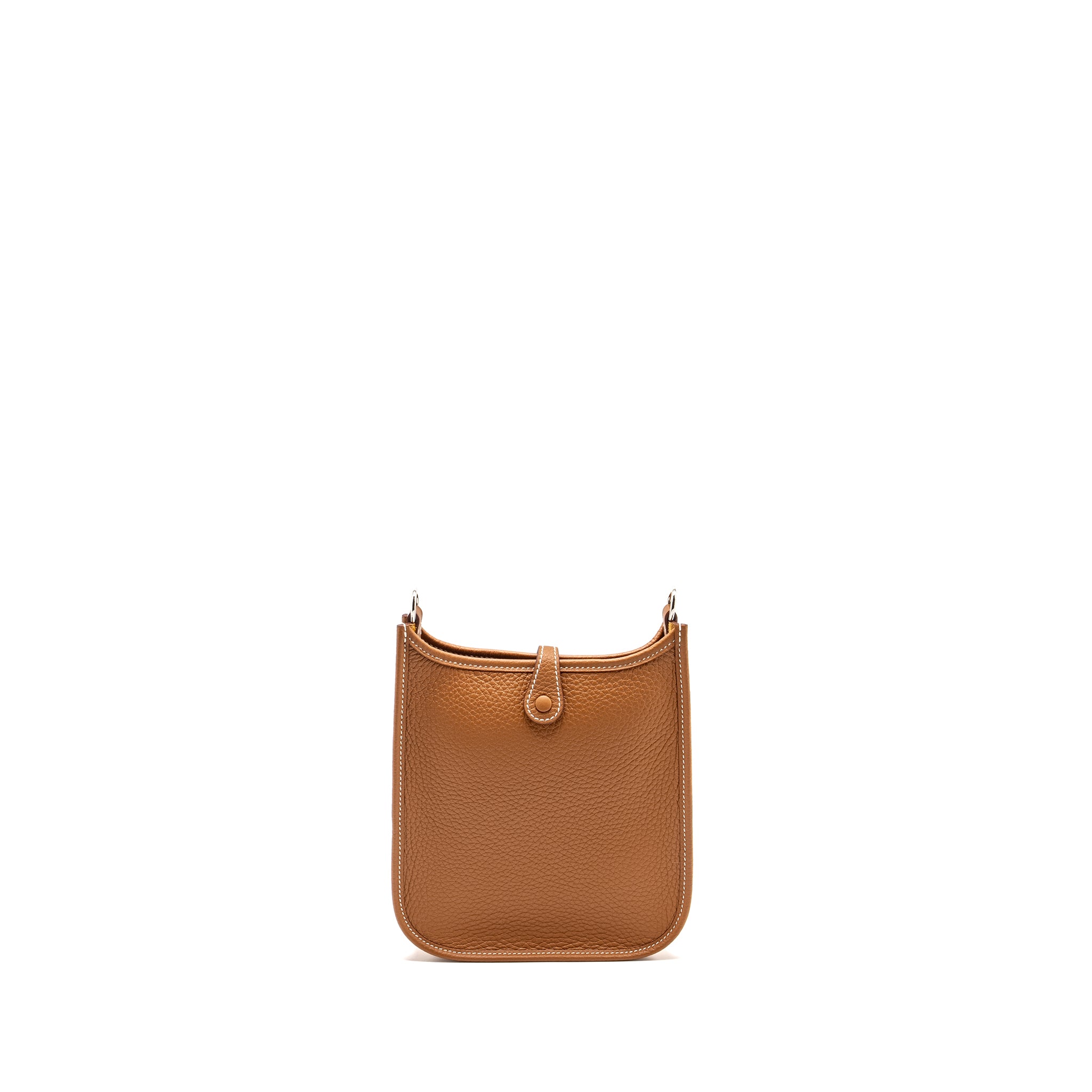 Hermes Mini Evelyn Clemence Gold SHW Stamp B - Image 2