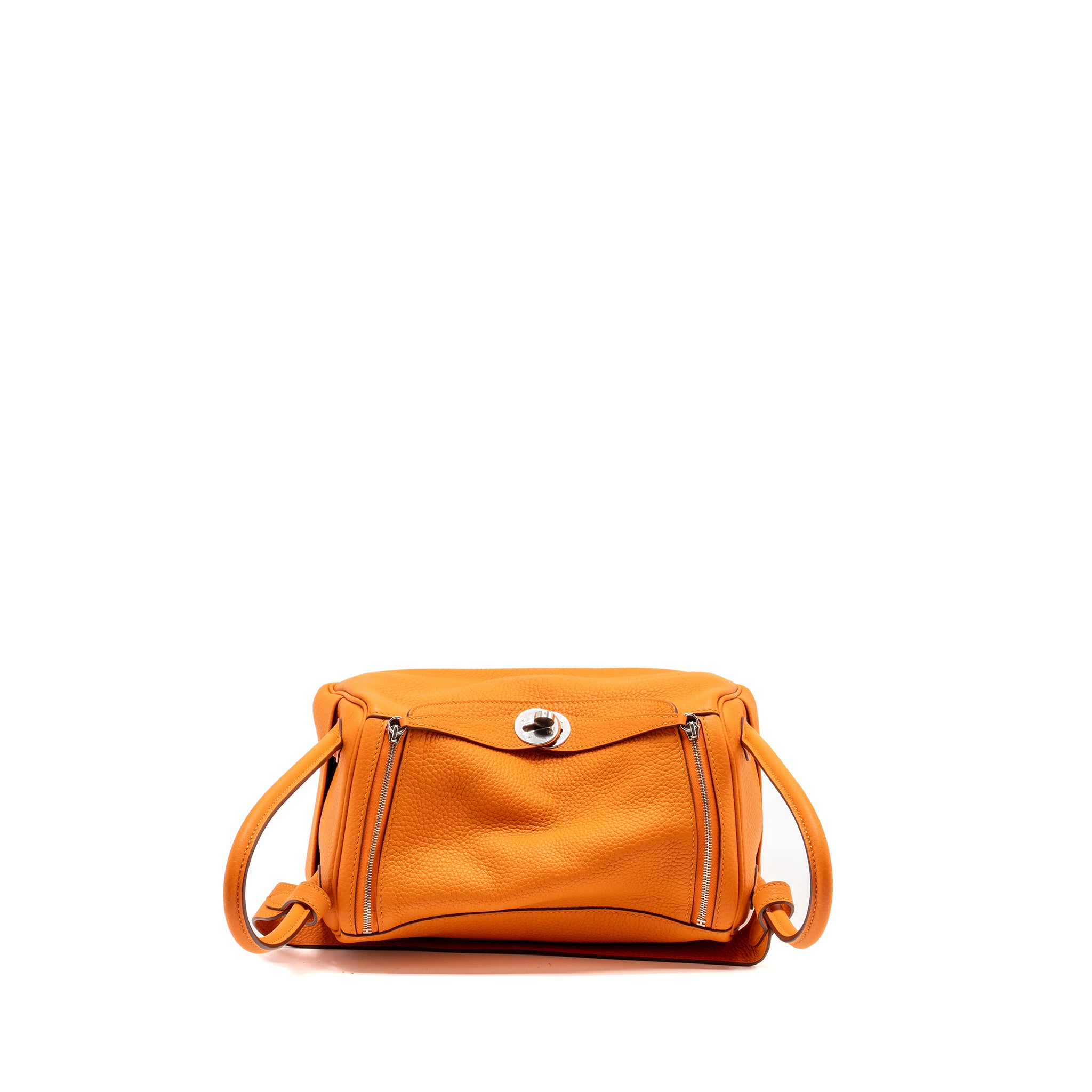 Hermes lindy 26 clemence orange SHW stamp U - Image 5