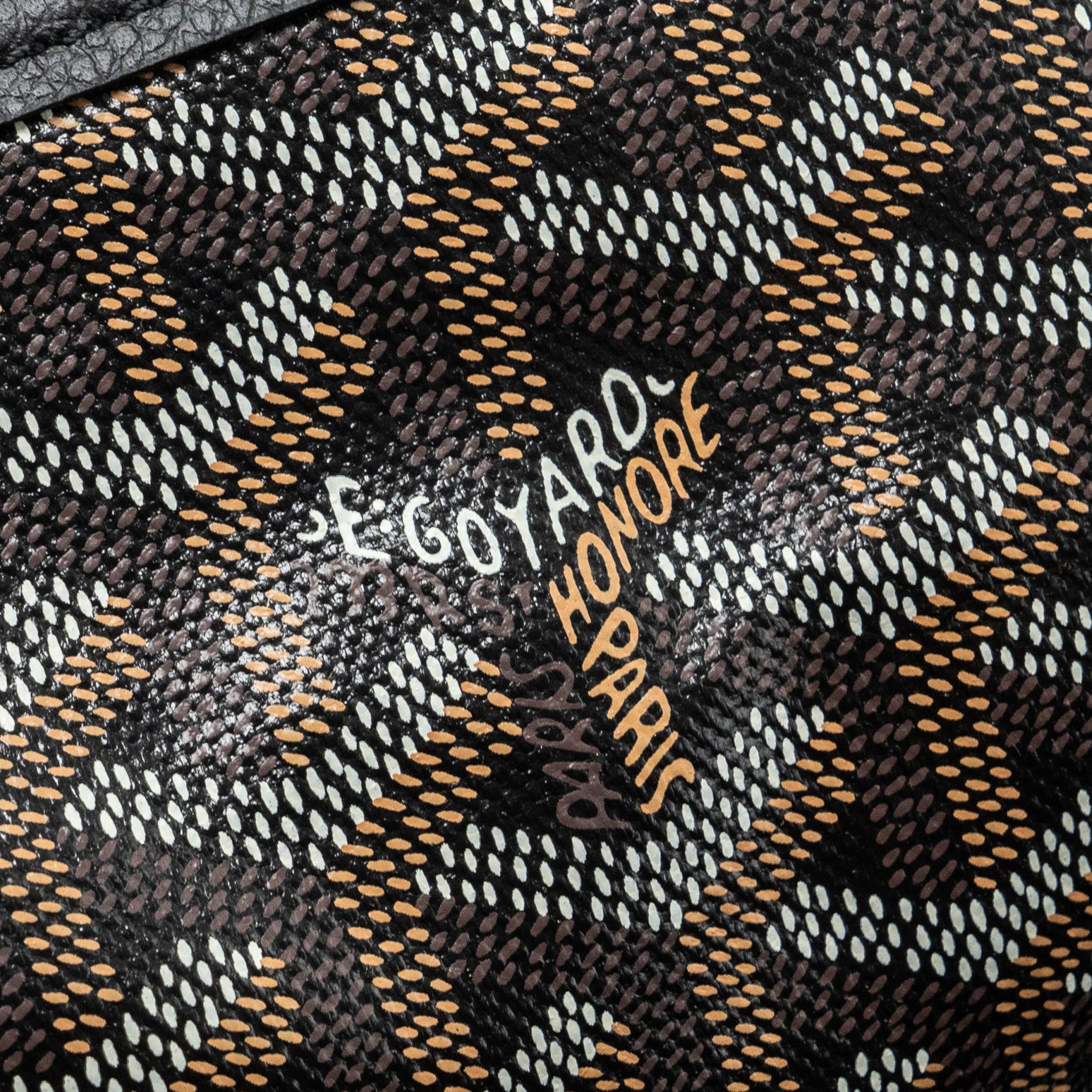 Goyard Saint Louis PM tote bag goyardline canvas / calfskin black SHW - Image 8
