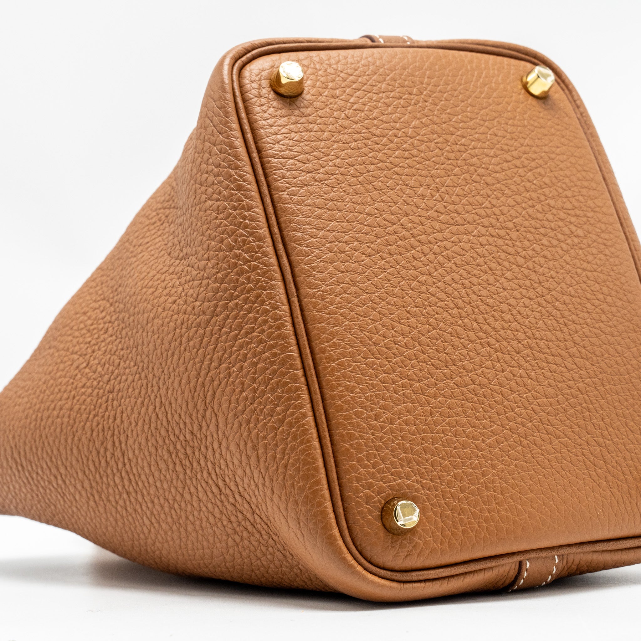 Hermes Picotin 18 Lock Bag Clemence Gold GHW stamp Z - Image 6