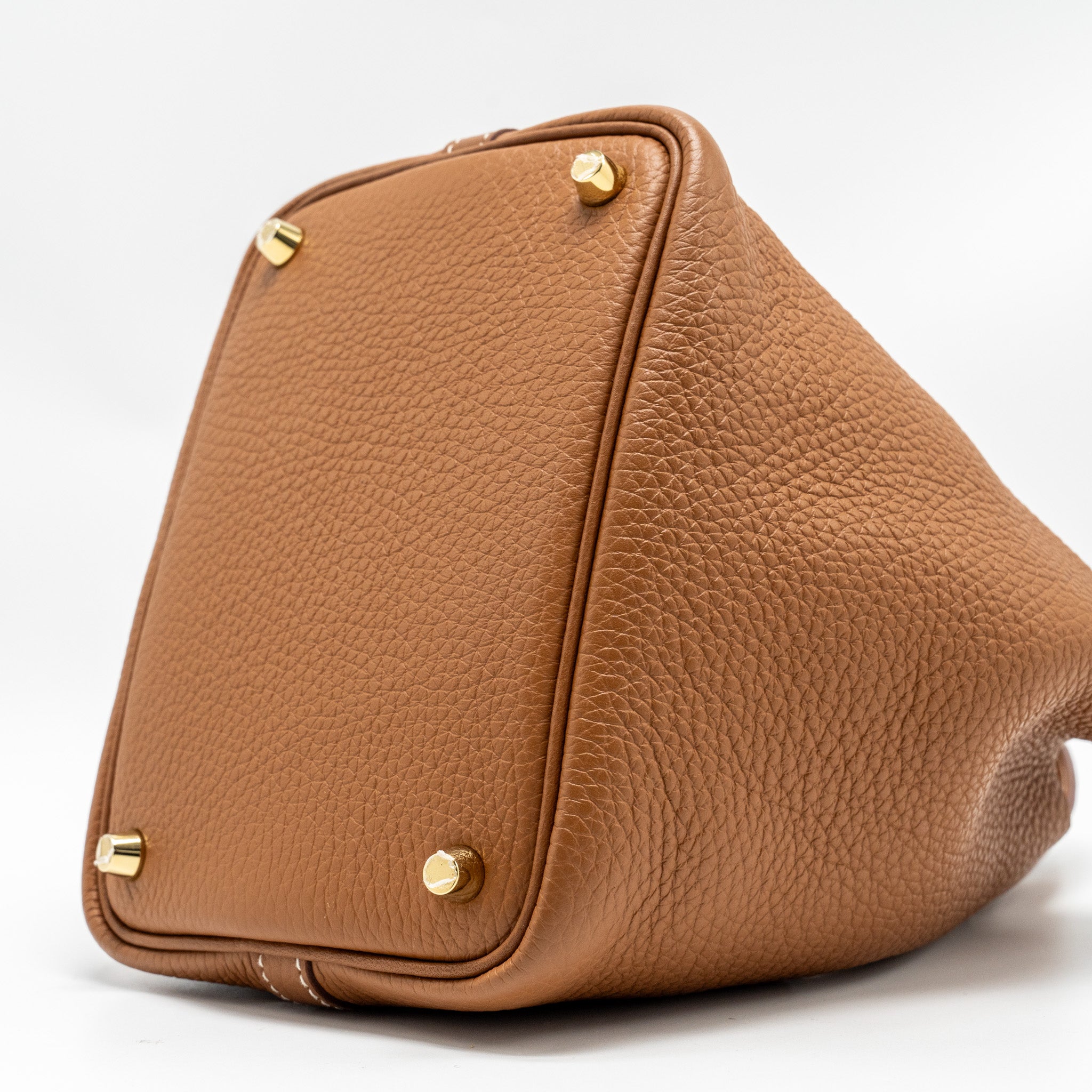 Hermes Picotin 18 Lock Bag Clemence Gold GHW stamp Z - Image 7