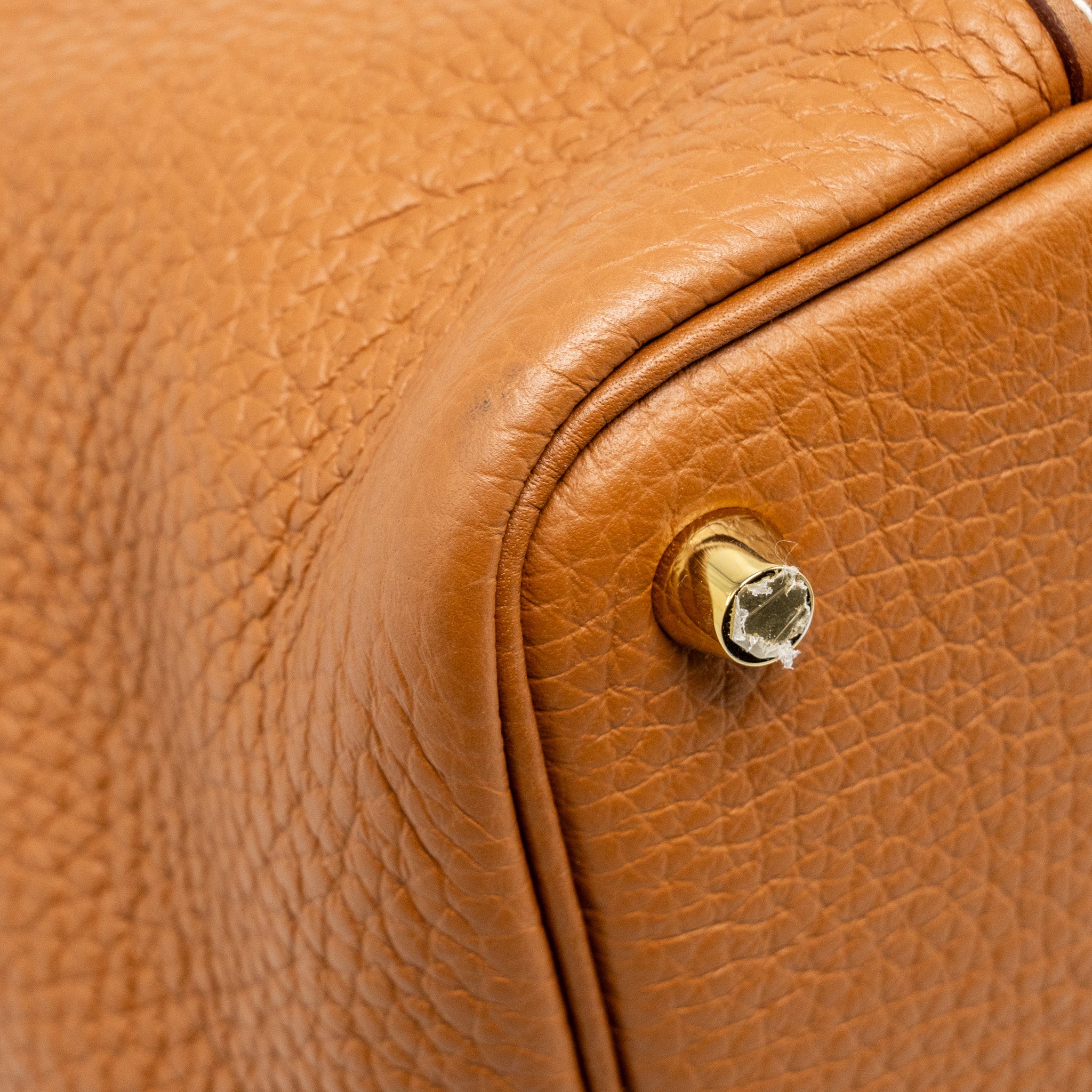 Hermes Picotin 18 Lock Bag Clemence Gold GHW stamp Z - Image 8