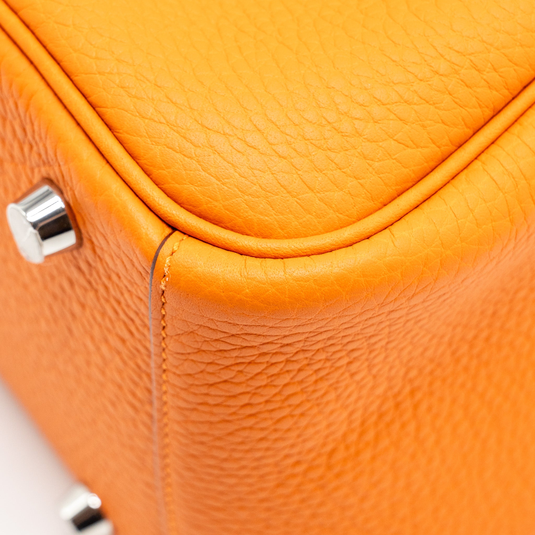 Hermes lindy 26 clemence orange SHW stamp U - Image 10