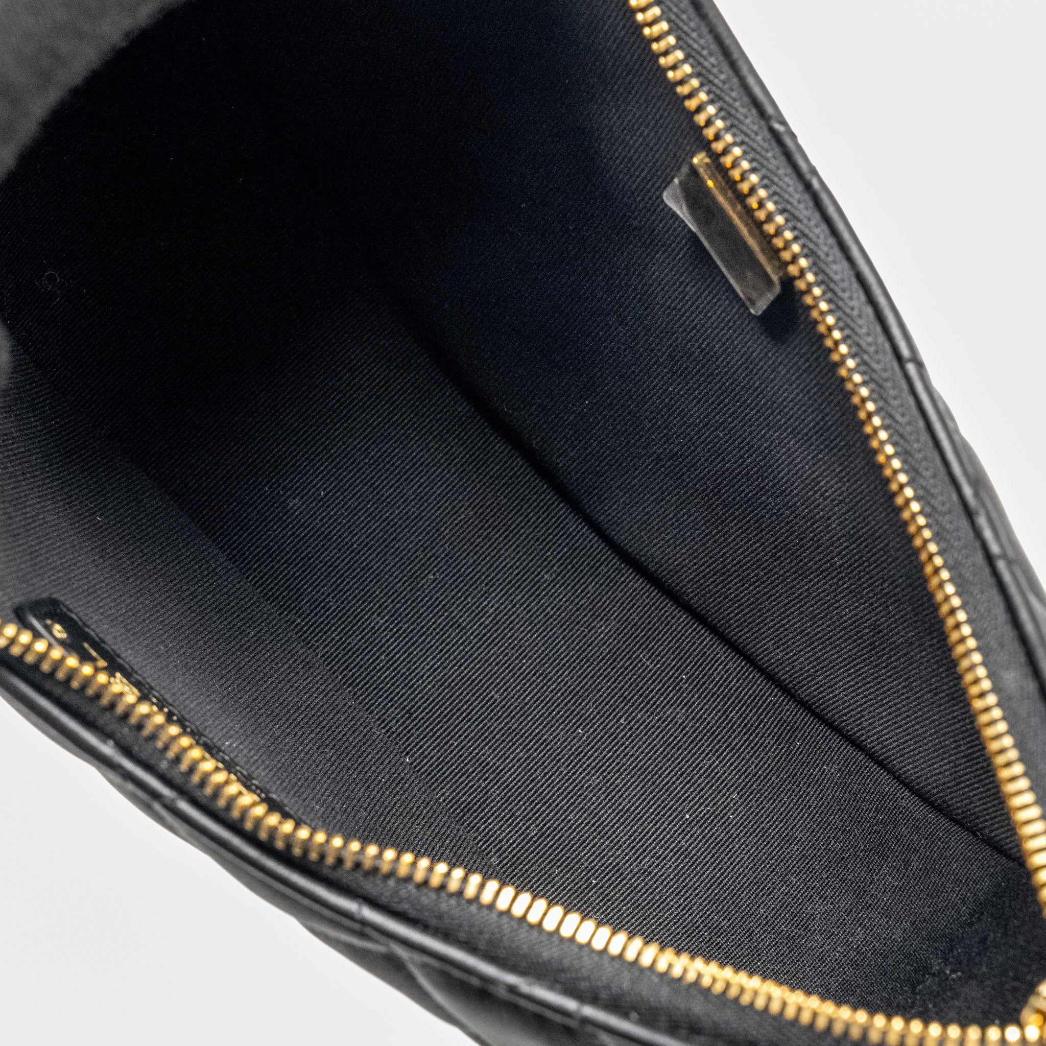 Chanel Small moon Hobo Bag Lambskin Black LGHW (Microchip) - Image 13