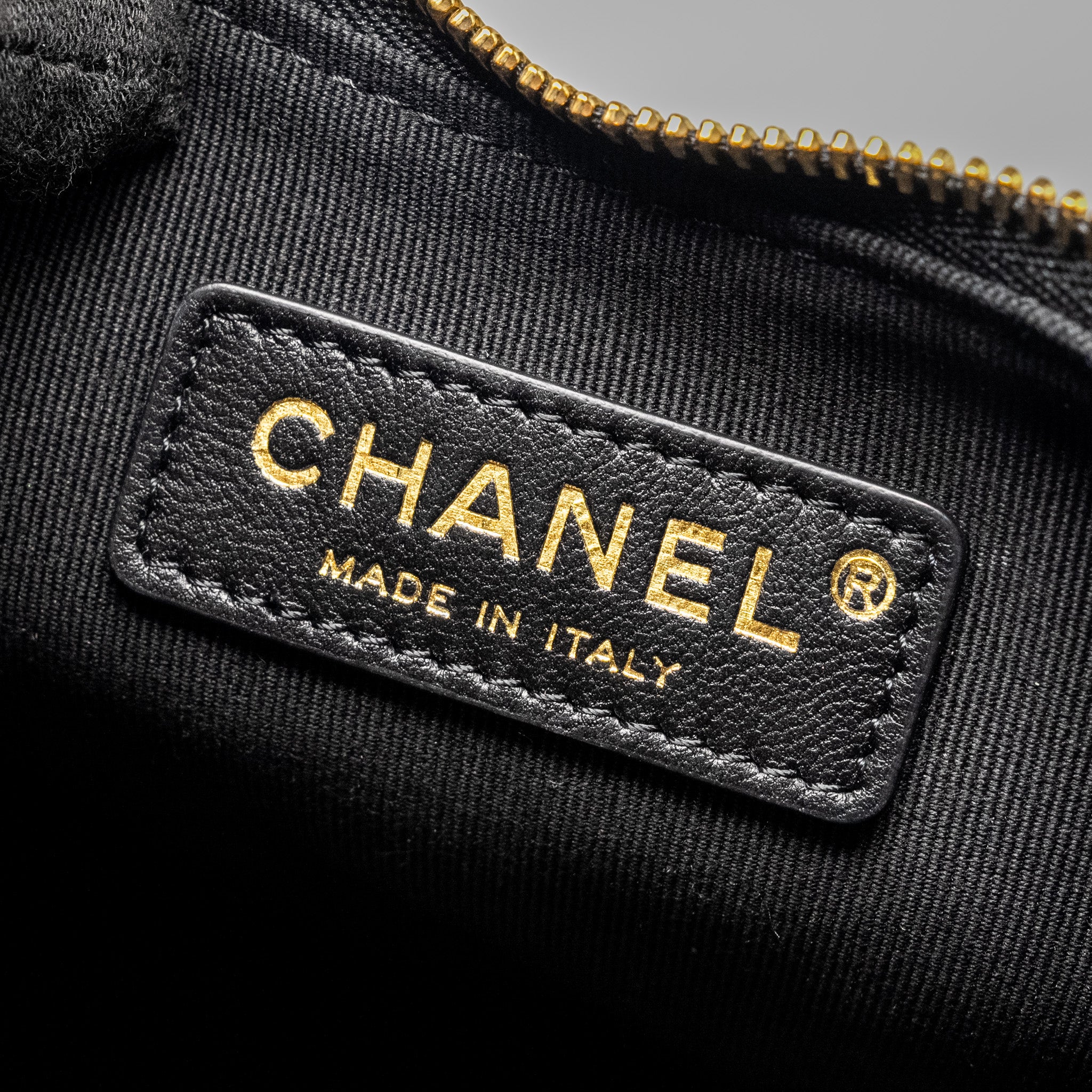 Chanel Small moon Hobo Bag Lambskin Black LGHW (Microchip) - Image 15