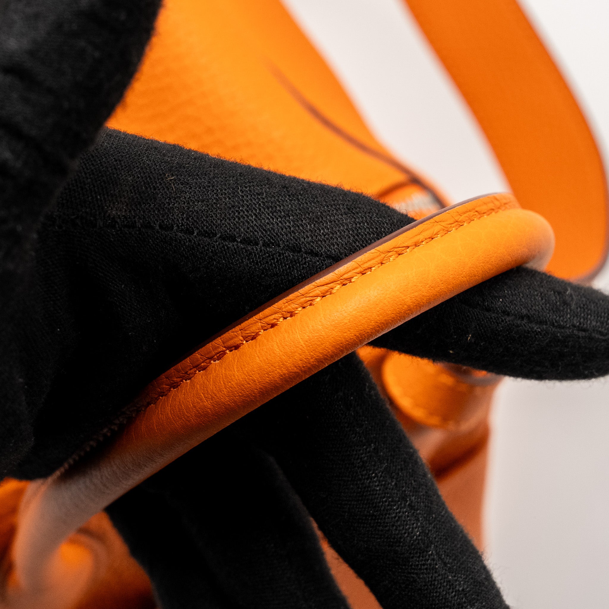 Hermes lindy 26 clemence orange SHW stamp U - Image 14