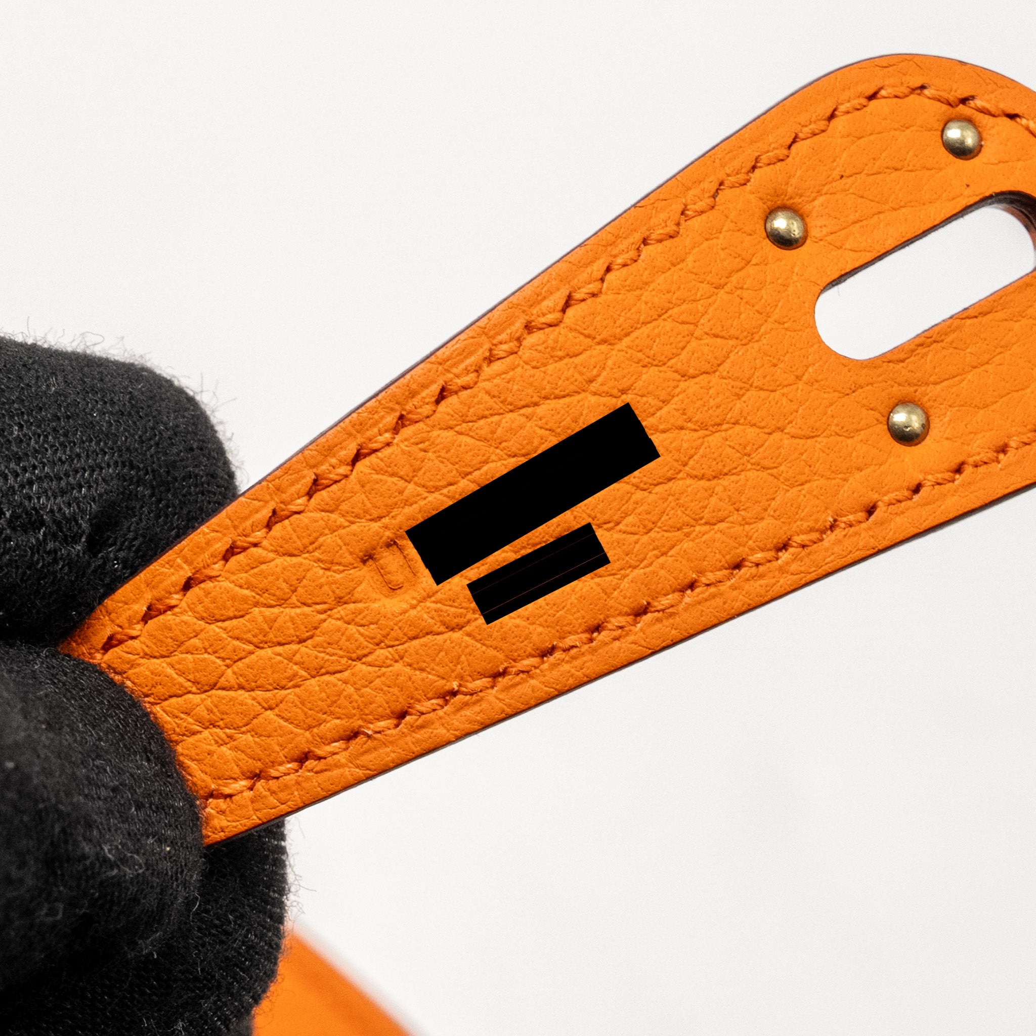 Hermes lindy 26 clemence orange SHW stamp U - Image 19