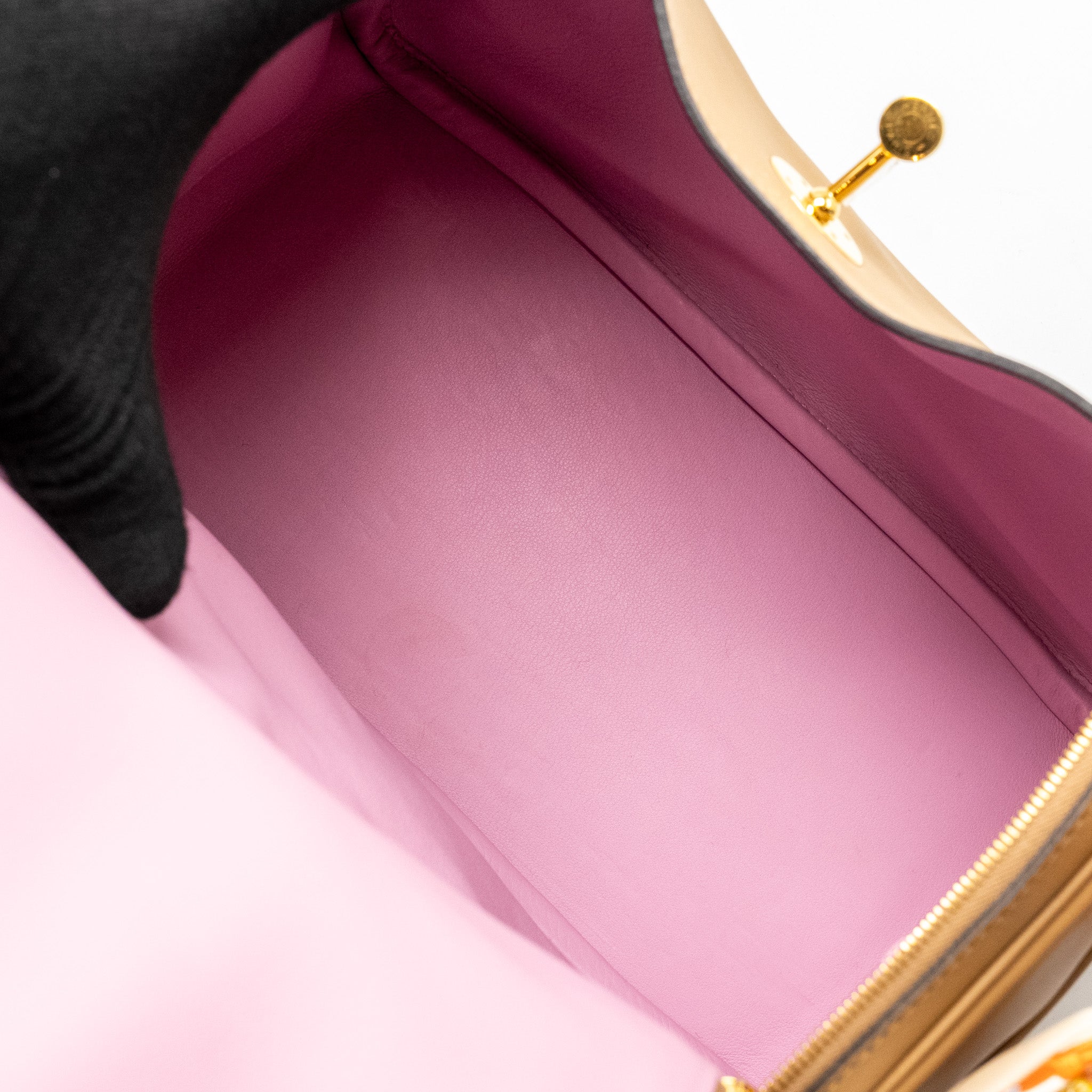Hermes Lindy 26 Swift Chai / Mauve Sylvestre GHW stamp Z - Image 19