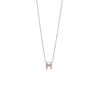 Hermes pop H pendant rose dragee SHW