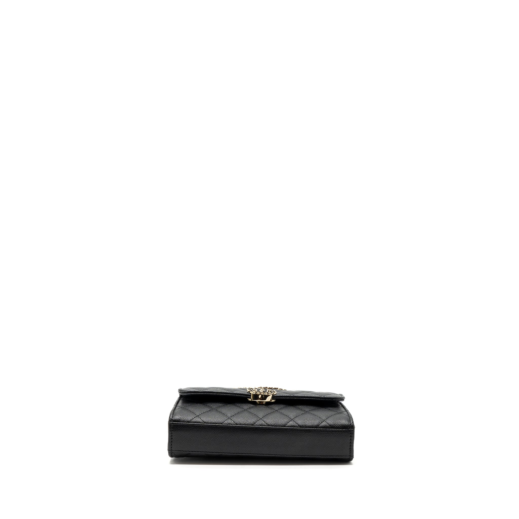 Chanel 23P Top Handle Mini Flap Bag Caviar Black LGHW (Microchip) - Image 6