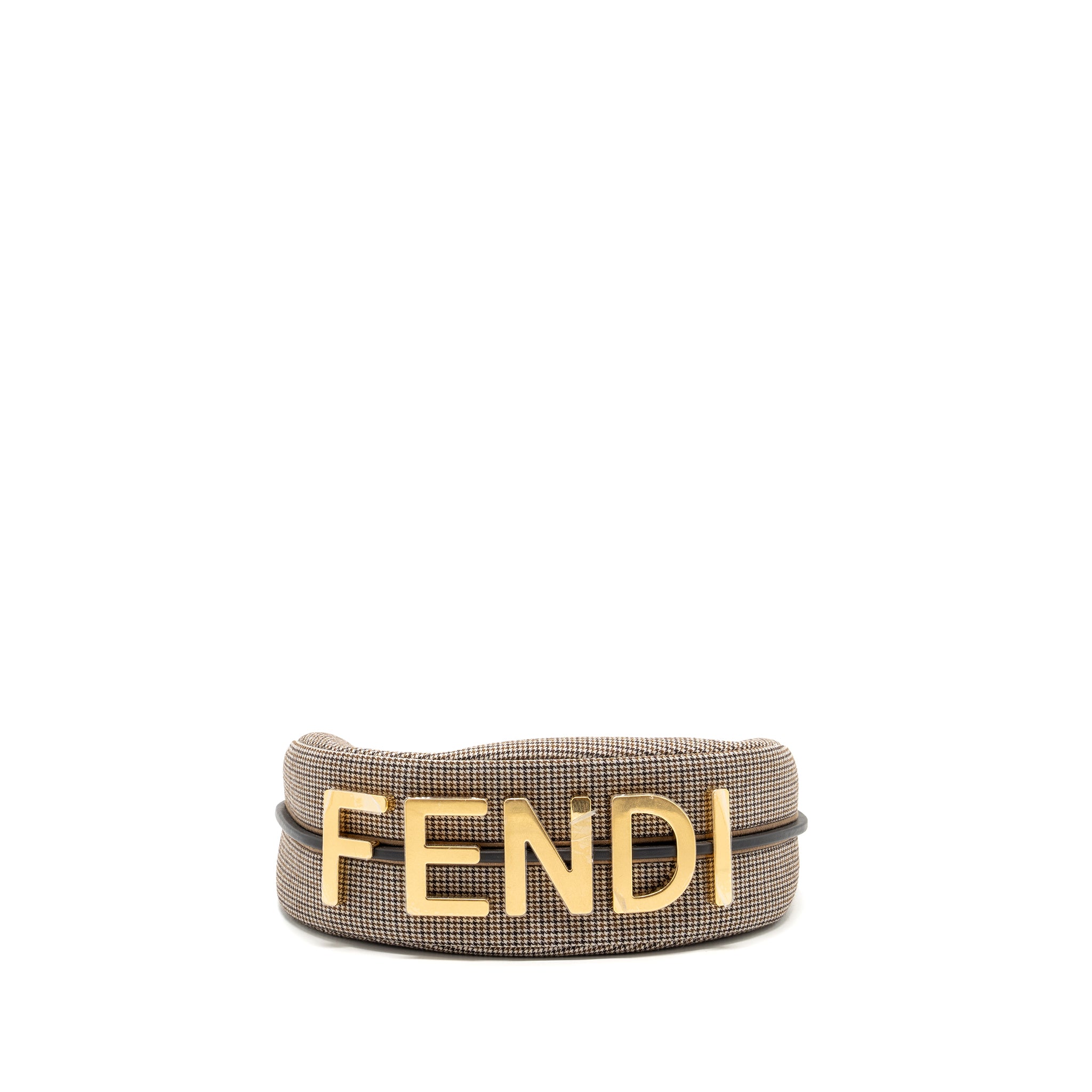 Fendi small fendigraphy bag fabric/ leather Beige/ multicolour GHW - Image 5