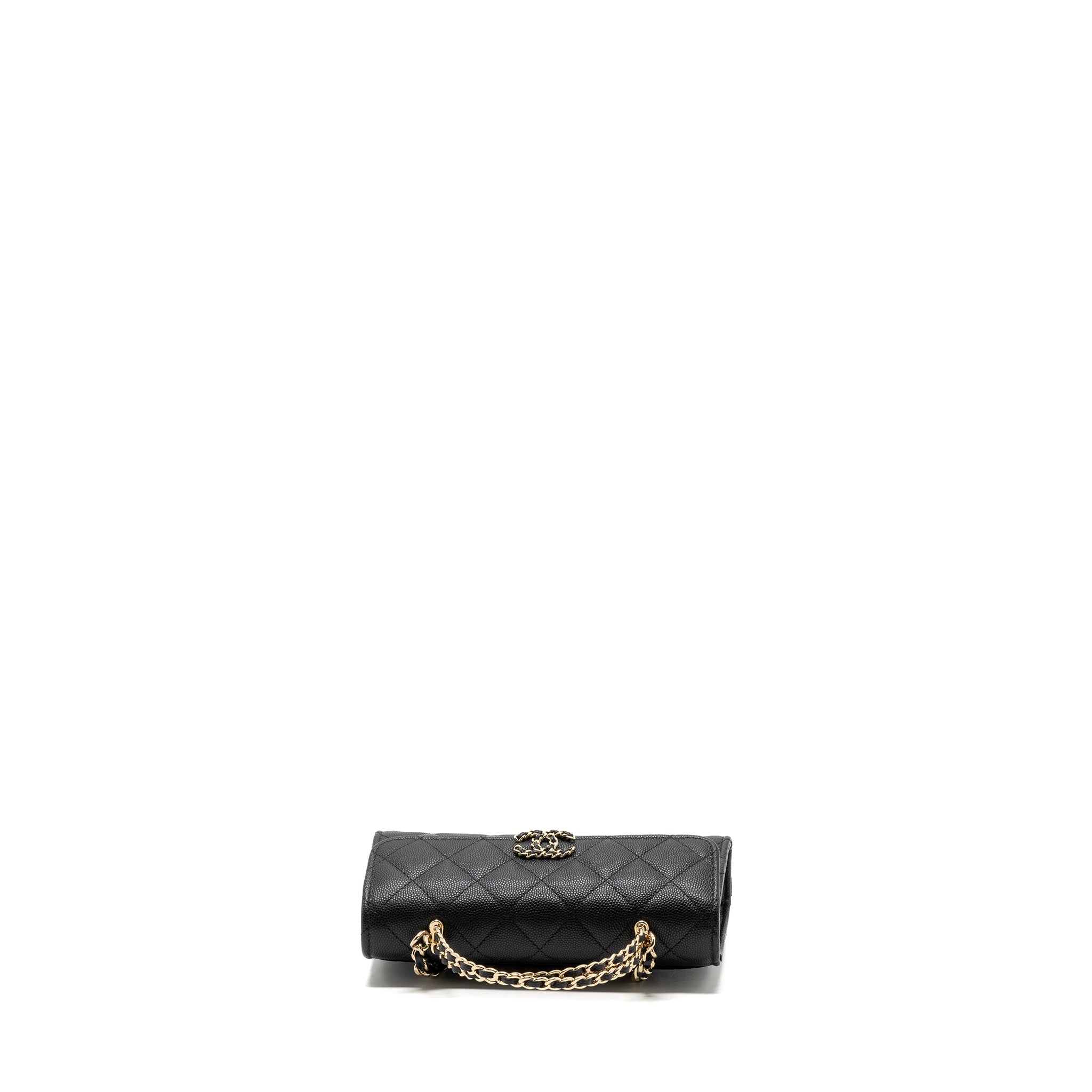 Chanel 23P Top Handle Mini Flap Bag Caviar Black LGHW (Microchip) - Image 5