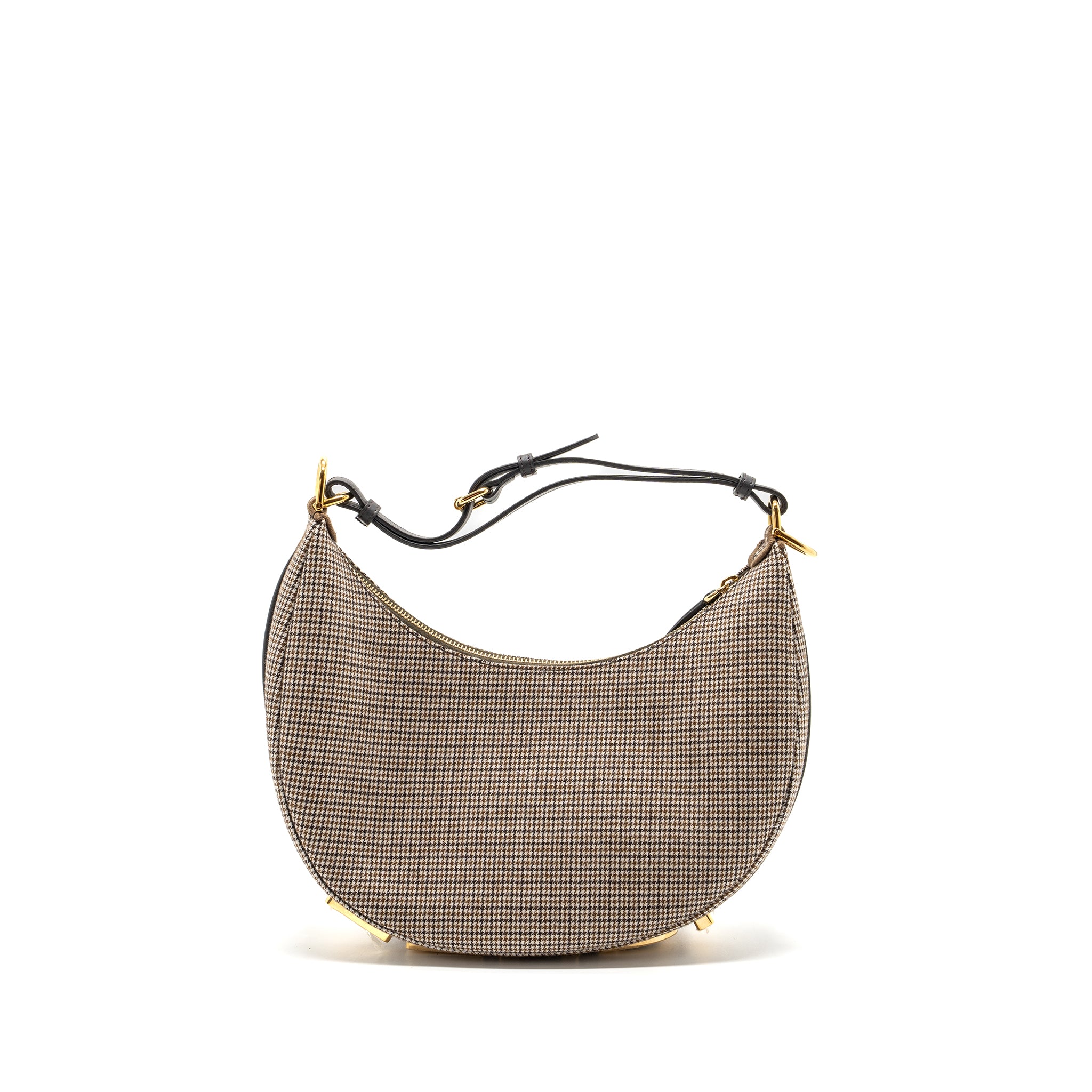 Fendi small fendigraphy bag fabric/ leather Beige/ multicolour GHW - Image 2