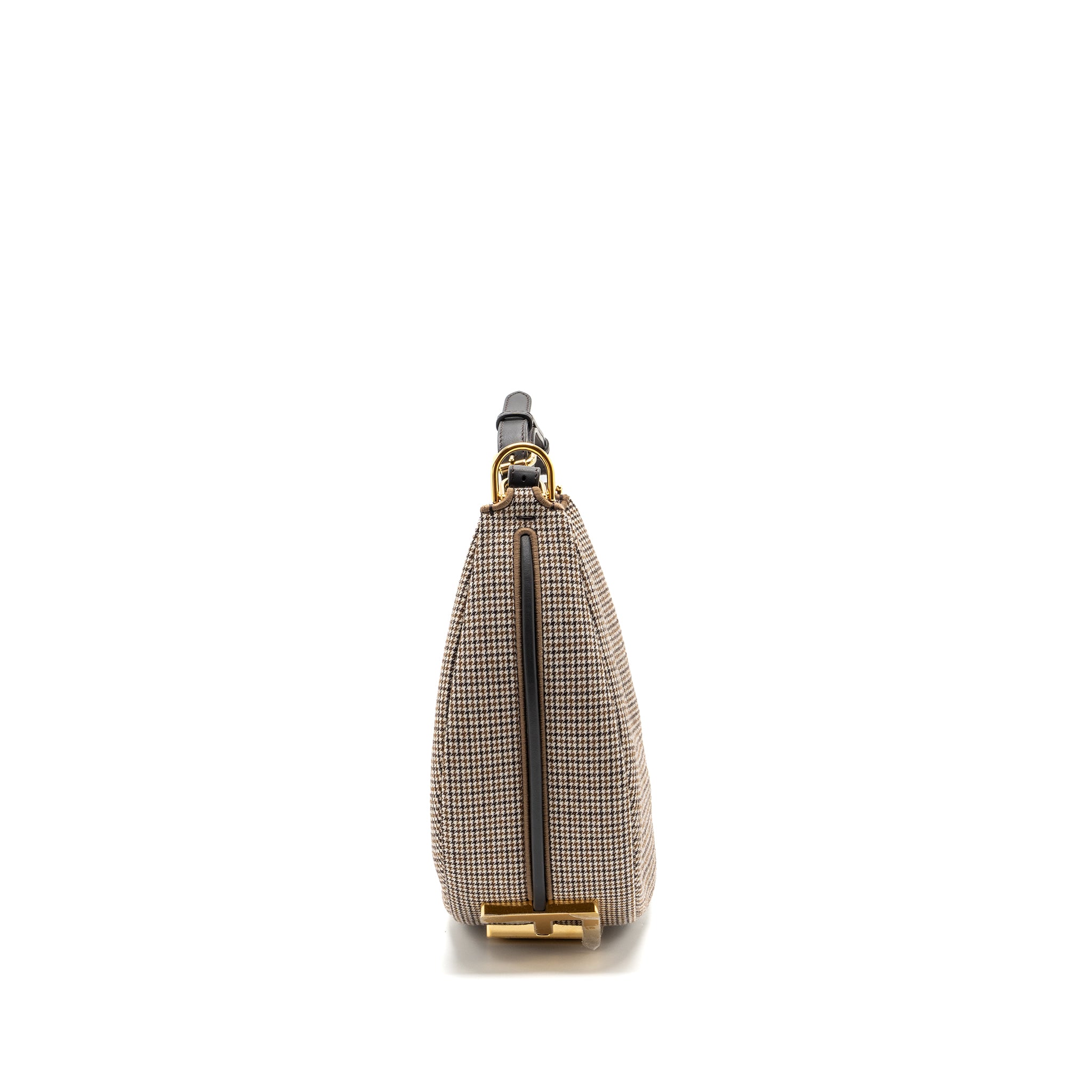 Fendi small fendigraphy bag fabric/ leather Beige/ multicolour GHW - Image 4