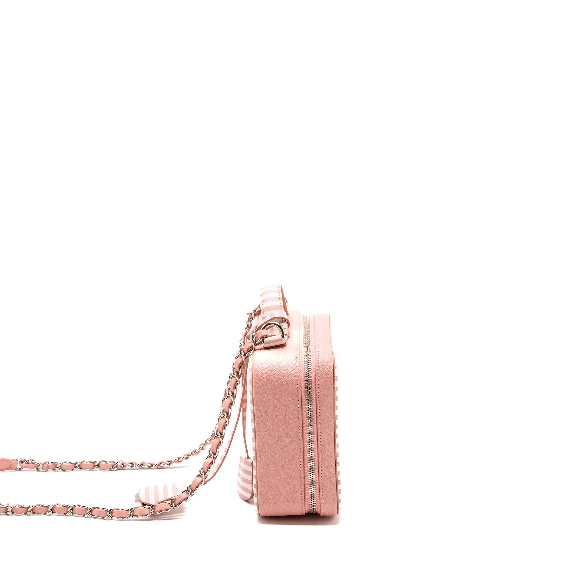 Chanel Medium Filigree Vanity Case Caviar Pink Multicolour SHW - Image 3