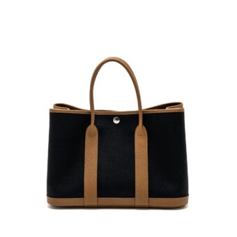 Hermes Garden Party 30 Canvas/Negonda Alezan/Black SHW Stamp B