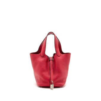 Hermes picotin 18 clemence rose extreme SHW Stamp D