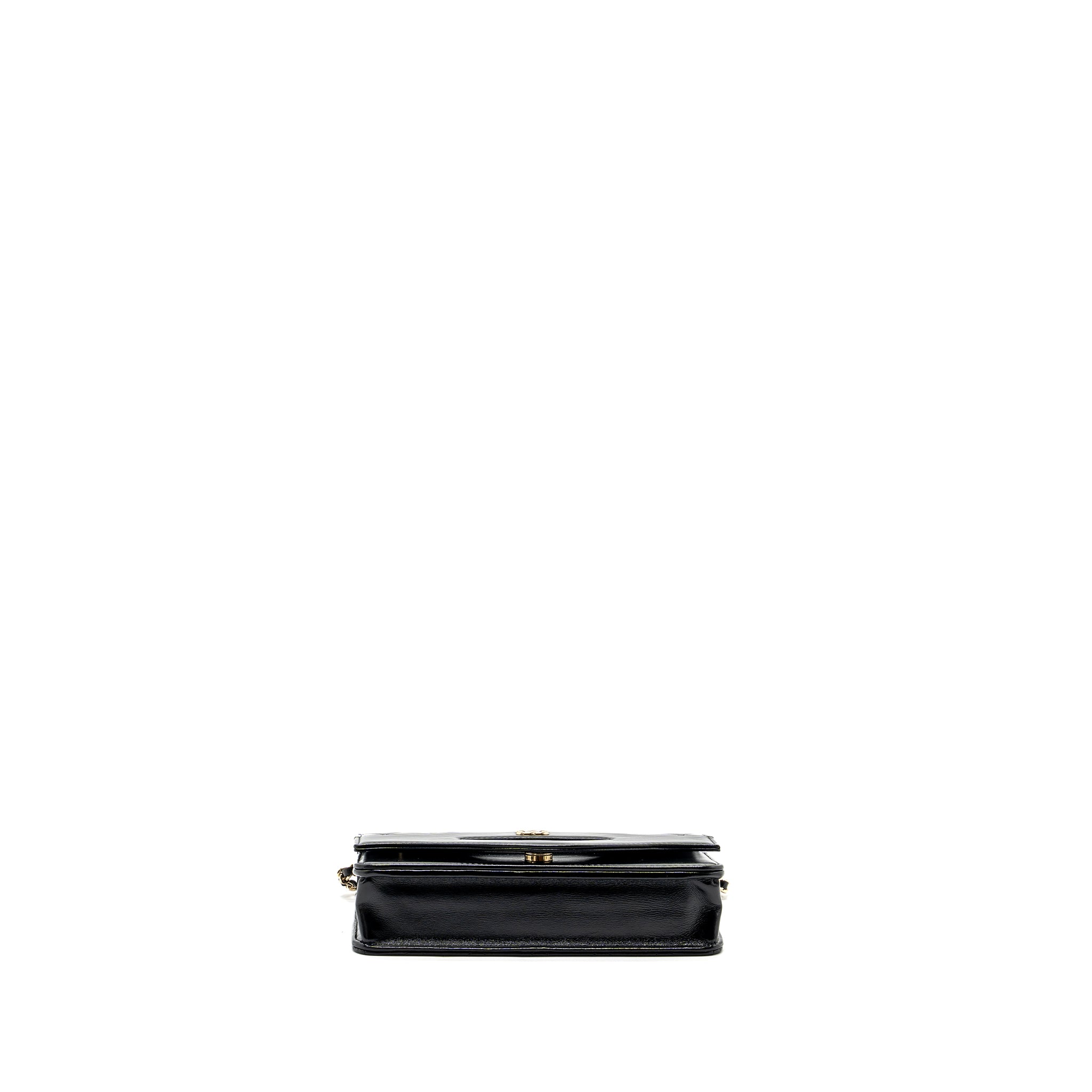 Chanel 24C 31 wallet on chain shiny calfskin black LGHW (Microchip) - Image 6