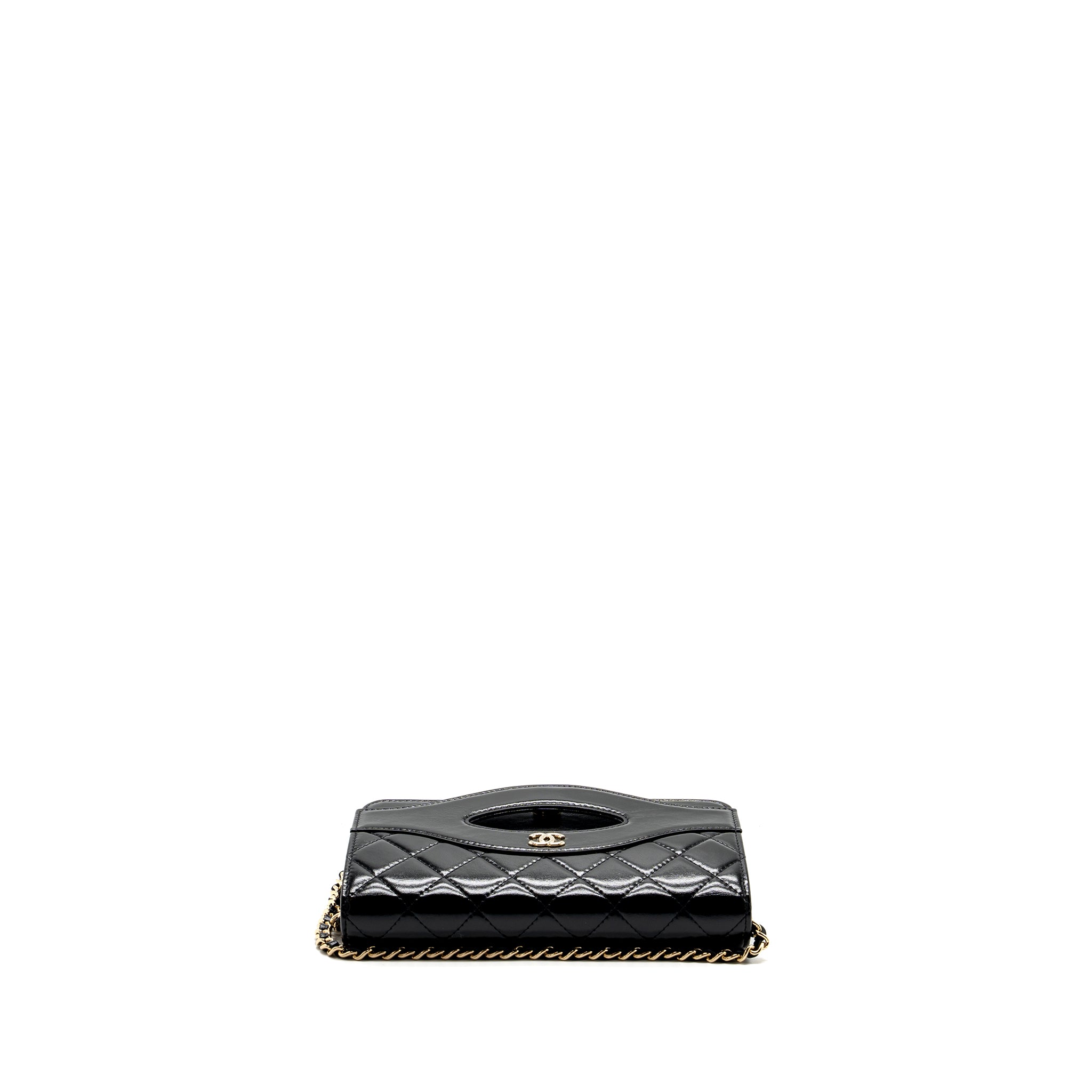 Chanel 24C 31 wallet on chain shiny calfskin black LGHW (Microchip) - Image 5