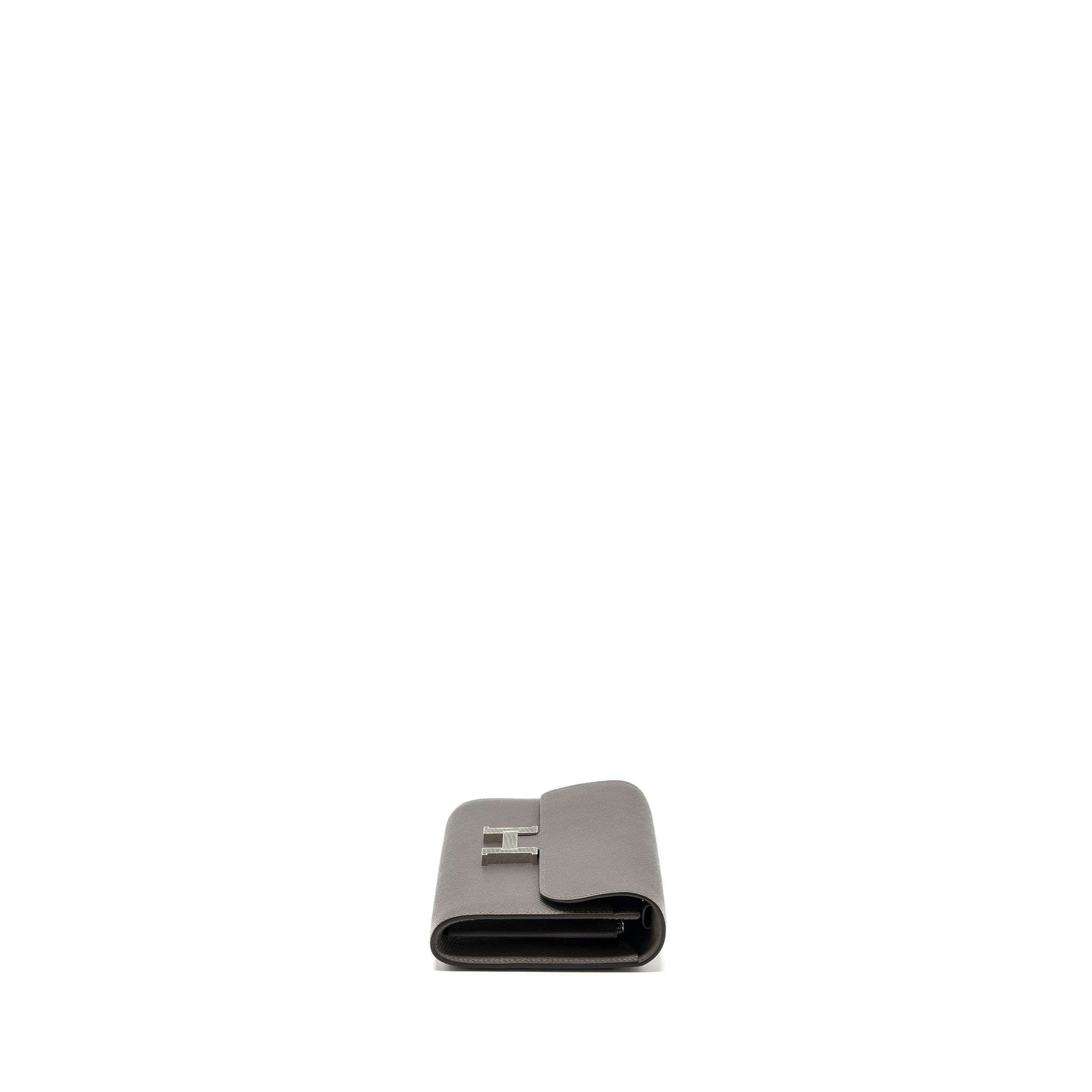 Hermes Constance To Go Epsom Lizard Buckle Gris Meyer/Gris Fonce SHW Stamp U - Image 4