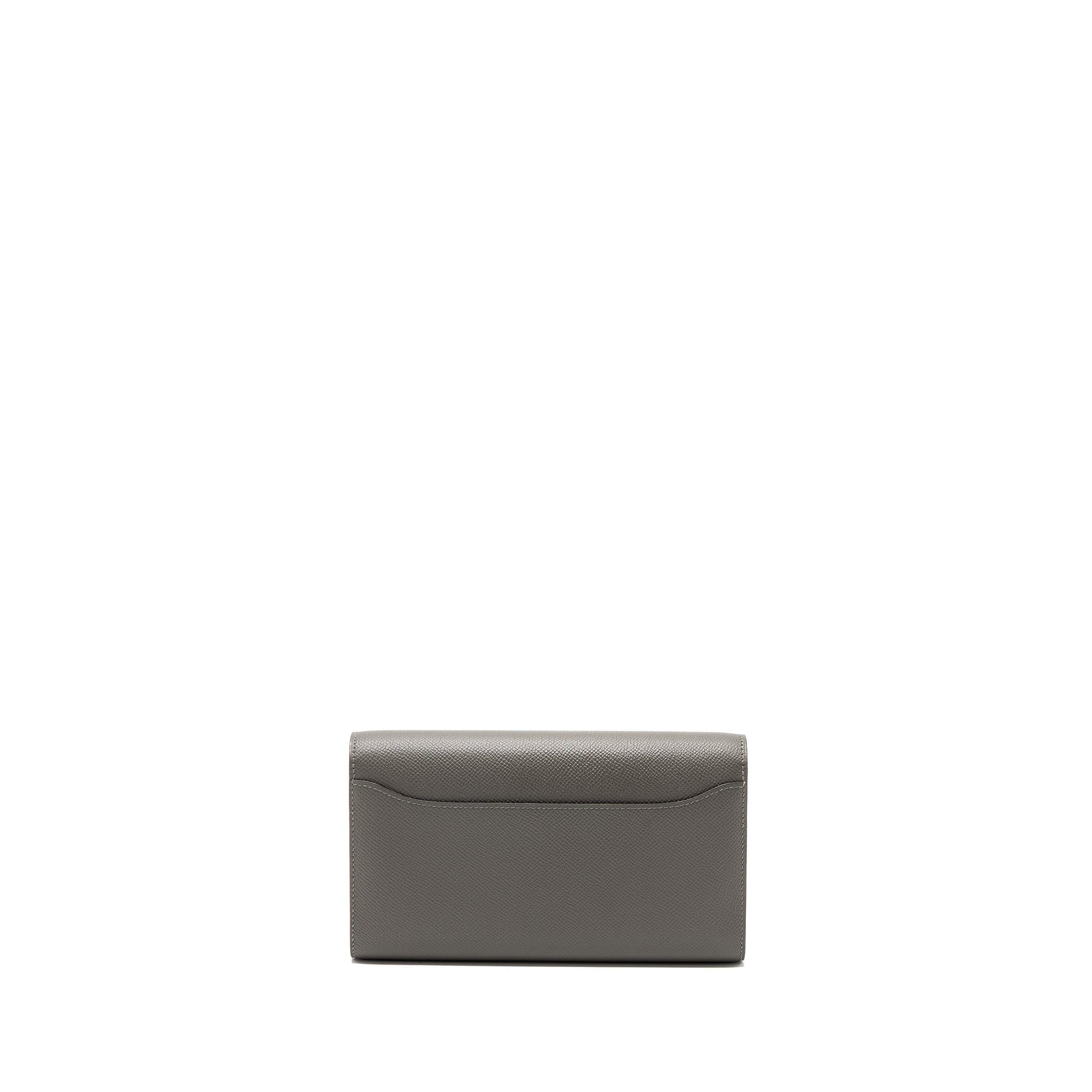Hermes Constance To Go Epsom Lizard Buckle Gris Meyer/Gris Fonce SHW Stamp U - Image 2
