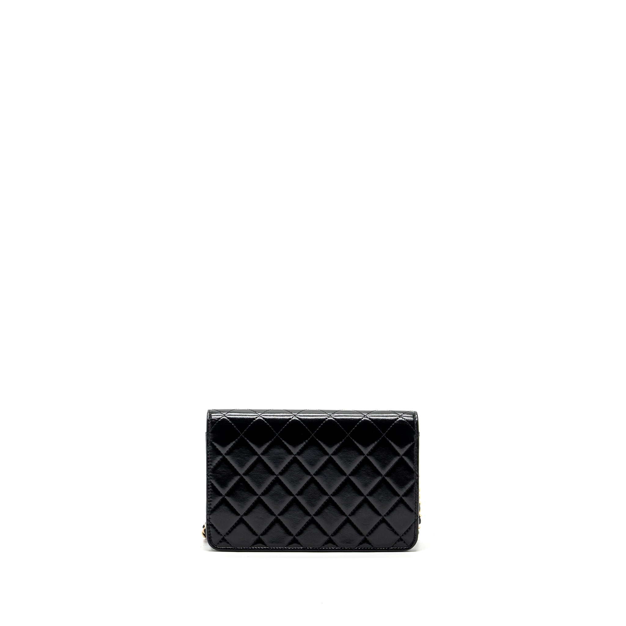 Chanel 24C 31 wallet on chain shiny calfskin black LGHW (Microchip) - Image 2