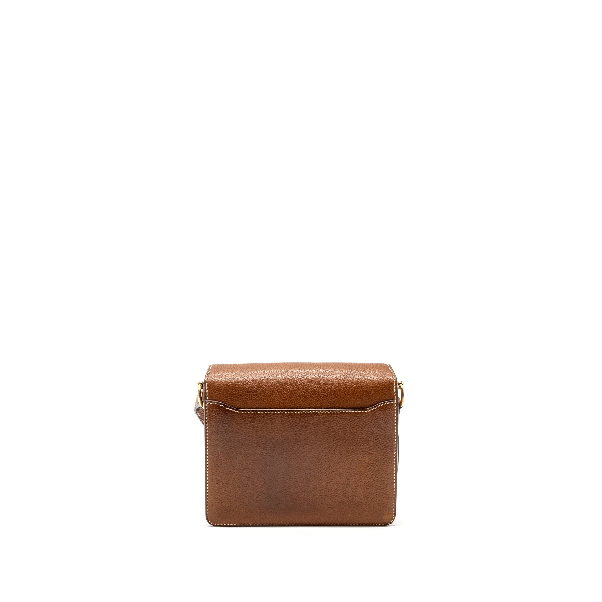 Hermes mini Roulis Barenia Faubourg 34 Fauve LGHW stamp D - Image 2