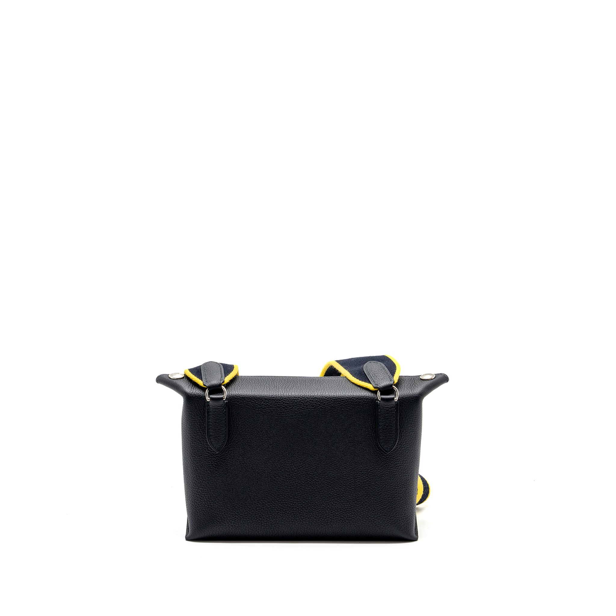 Hermes Videpoches togo black with multicolour strap SHW stamp U - Image 2