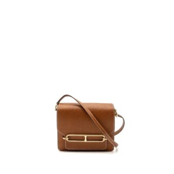 Hermes mini Roulis Barenia Faubourg 34 Fauve LGHW stamp D