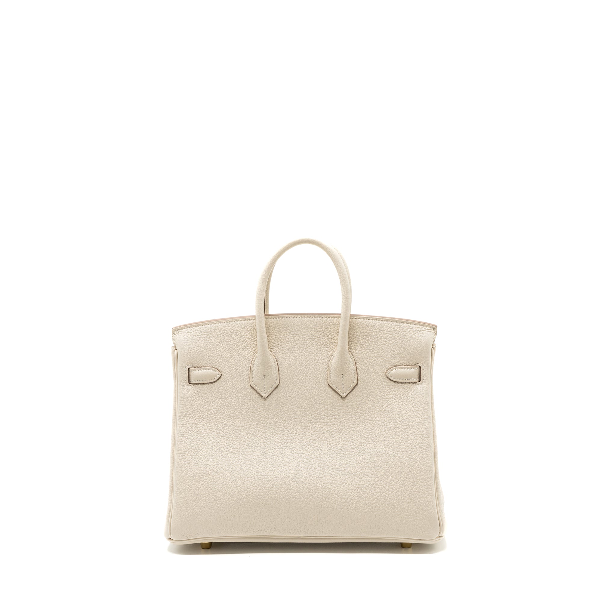 Hermes Birkin 25 Togo Craie GHW Stamp U - Image 2