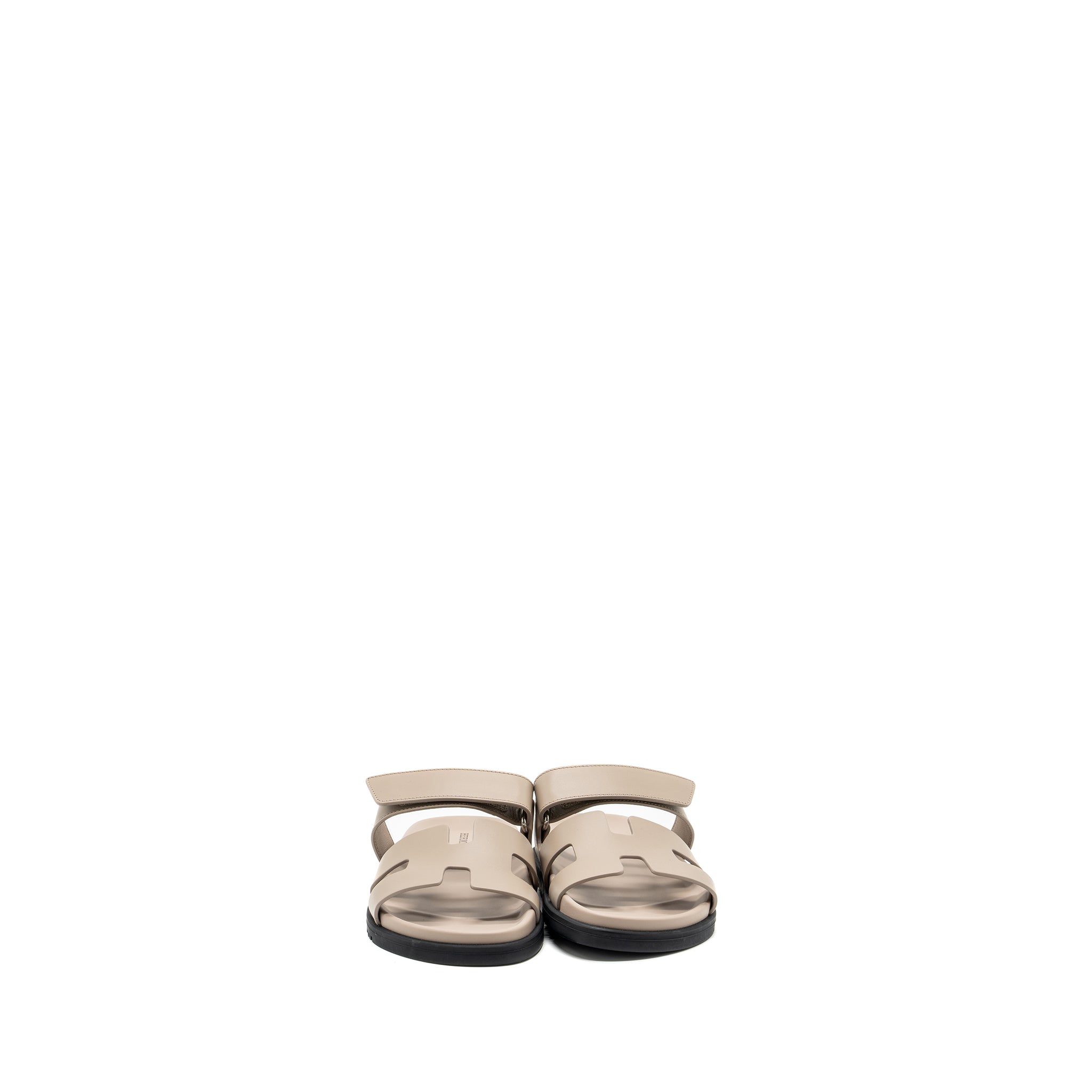 Hermes size 37 chypre sandals beige mastic - Image 2