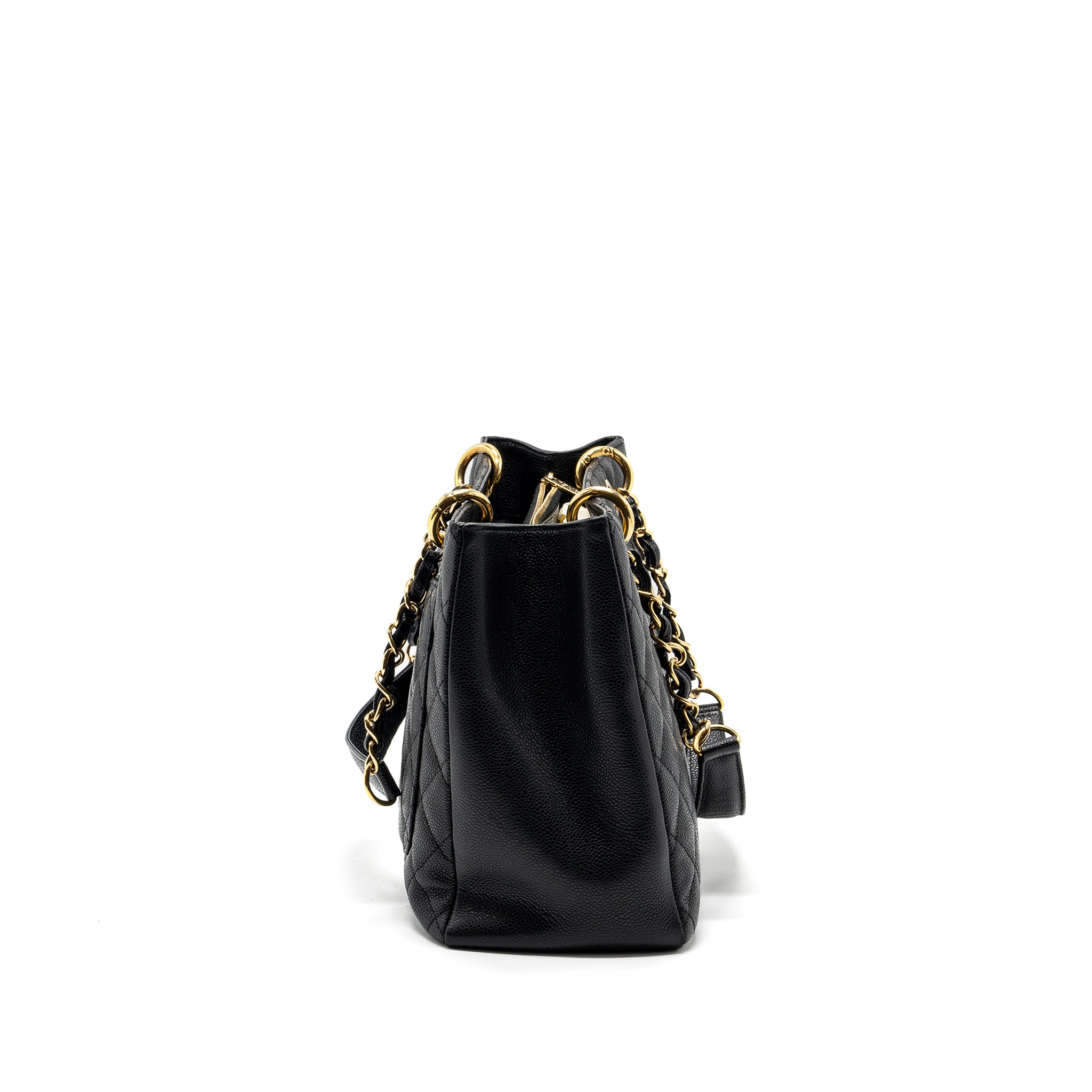 Chanel grand shopping tote bag caviar Black GHW - Image 3