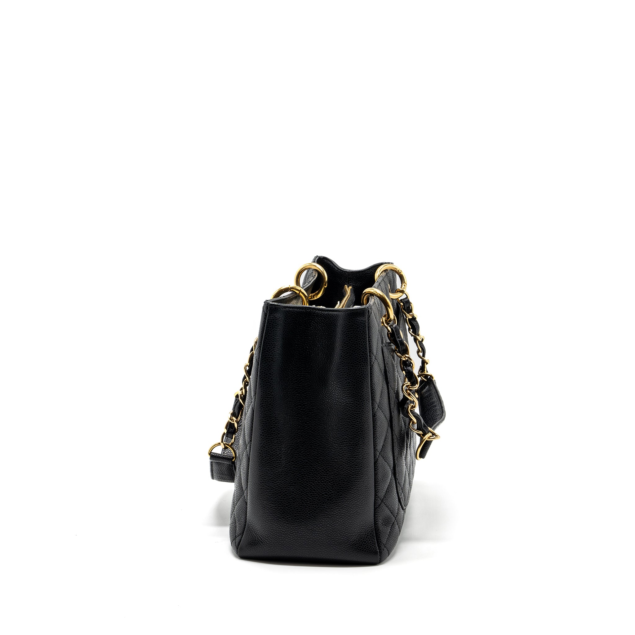 Chanel grand shopping tote bag caviar Black GHW - Image 4