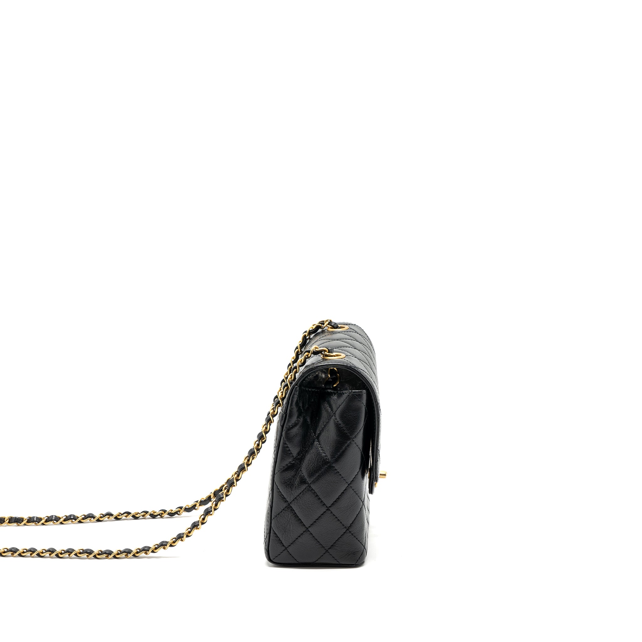 Chanel 22K retro new square large flap bag goatskin black GHW (microchip) - Image 3