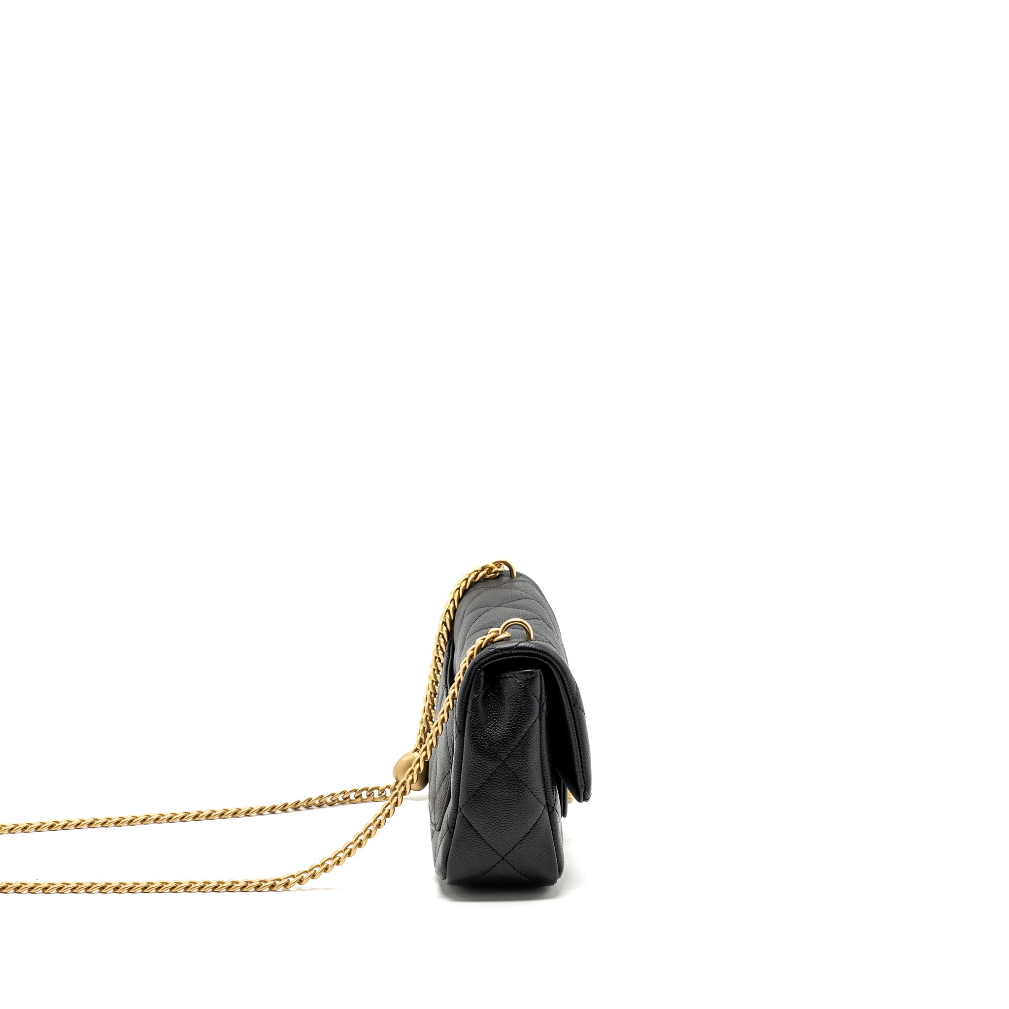 Chanel 23p Coco Love Flap Bag Caviar Black GHW(microchip) - Image 3