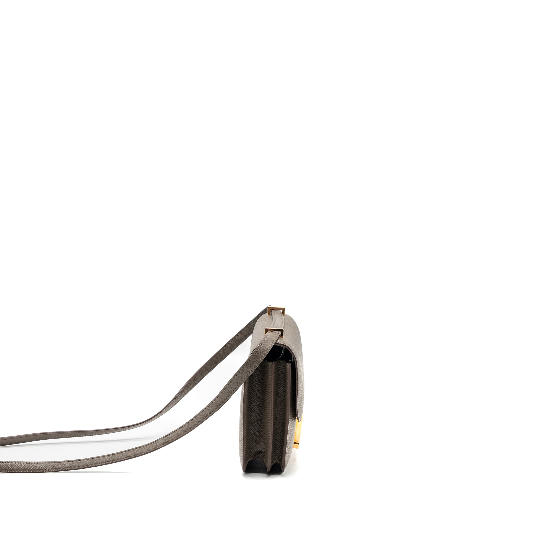 Hermes mini constance epsom gris etain RGHW stamp Y - Image 3
