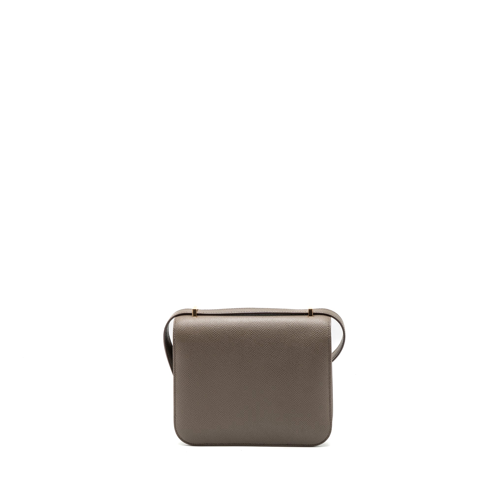 Hermes mini constance epsom gris etain RGHW stamp Y - Image 2