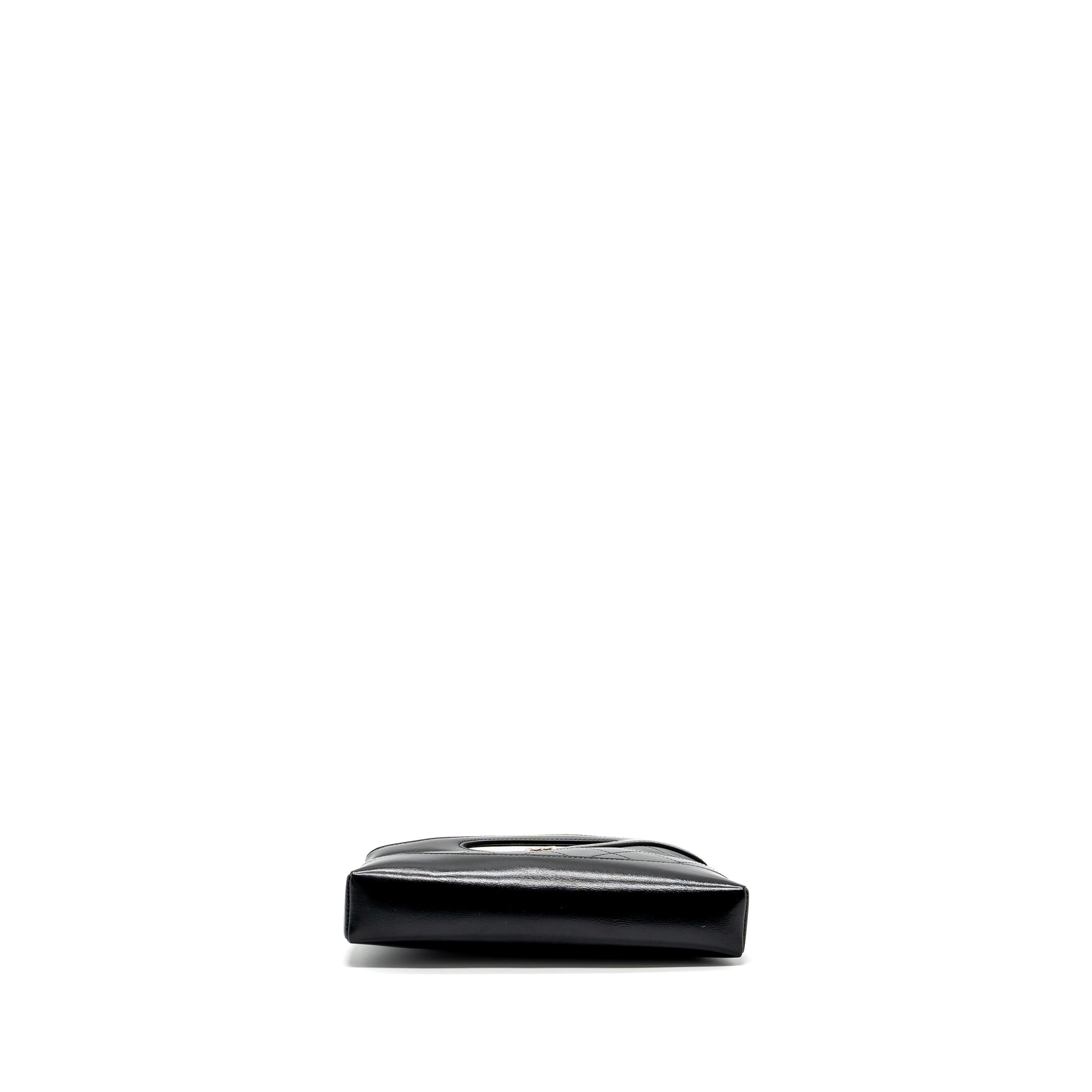 Chanel 24C mini 31 clutch with chain shiny calfskin black LGHW (microchip) - Image 5