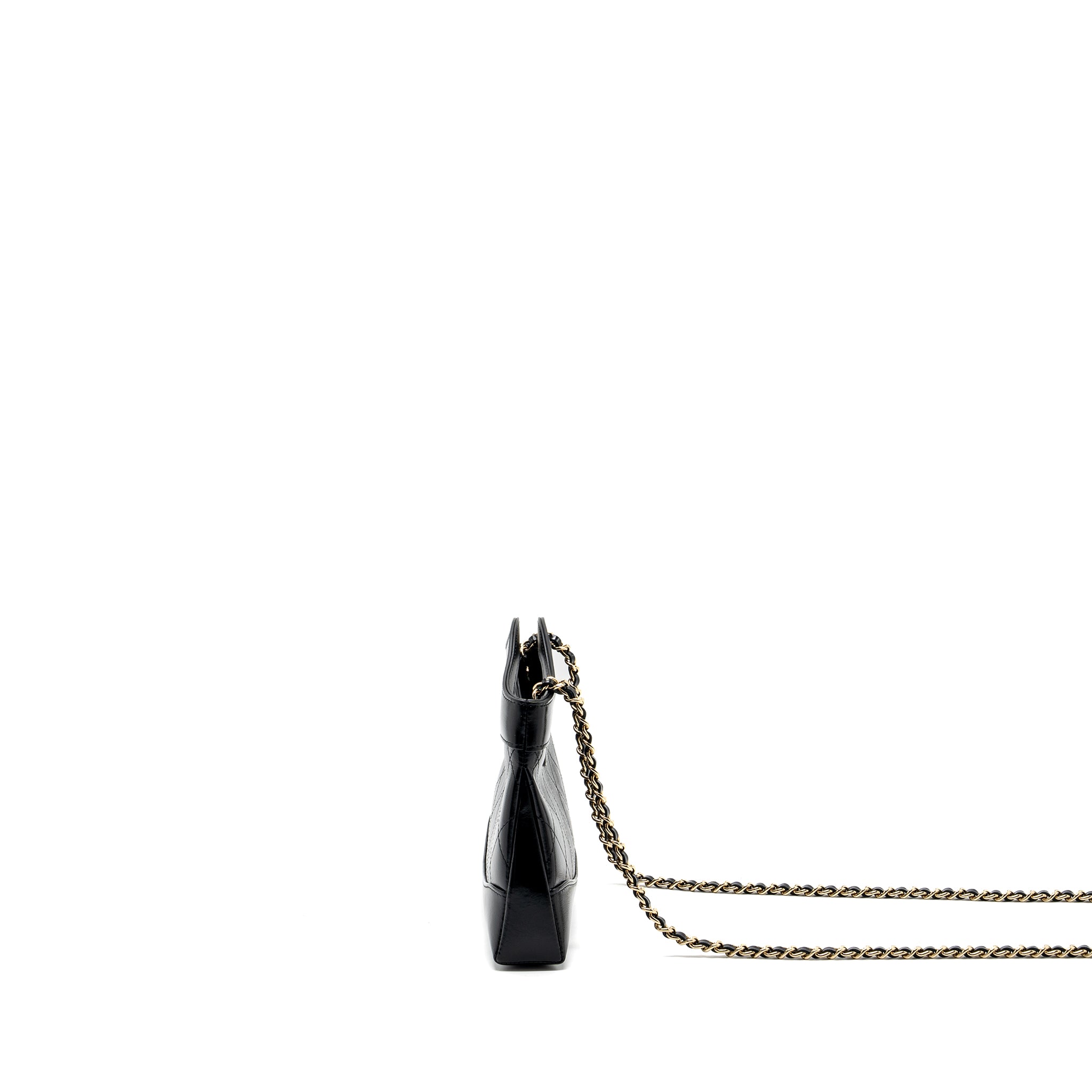 Chanel 24C mini 31 clutch with chain shiny calfskin black LGHW (microchip) - Image 4