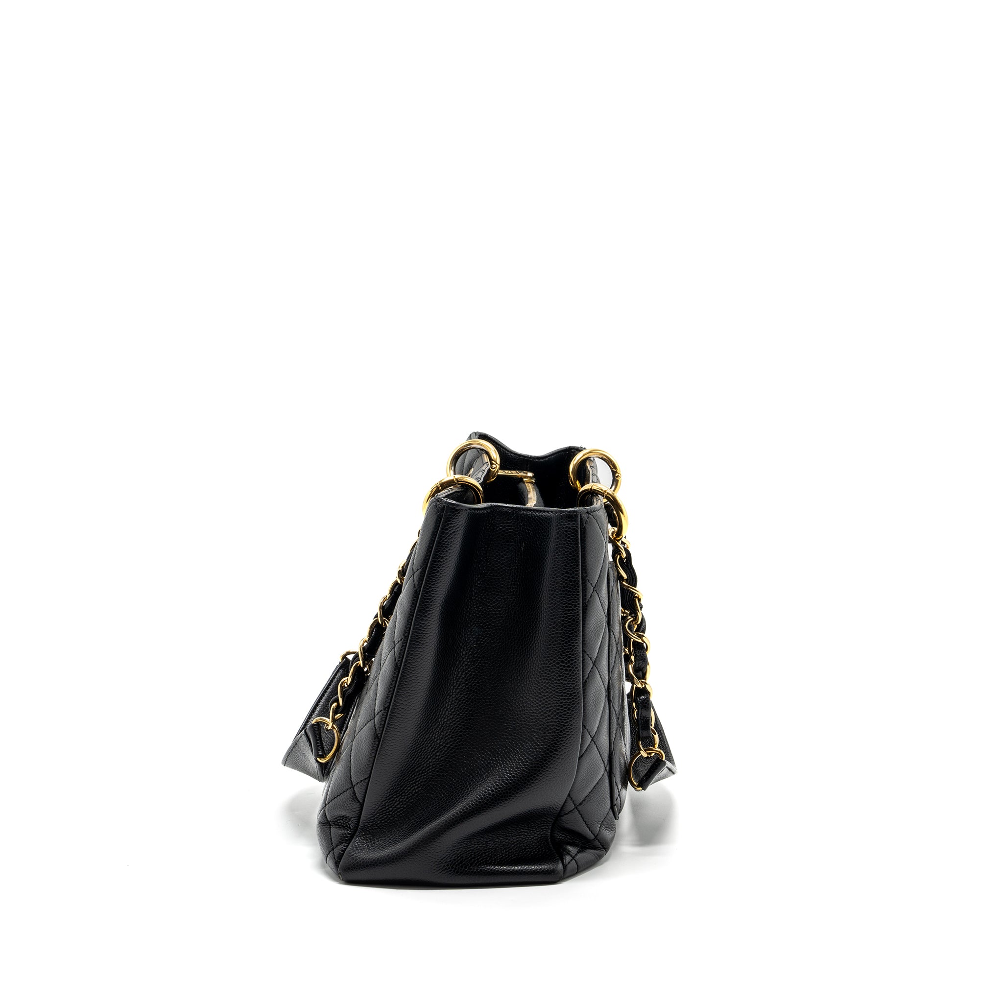 Chanel grand shopping tote bag caviar Black GHW - Image 3
