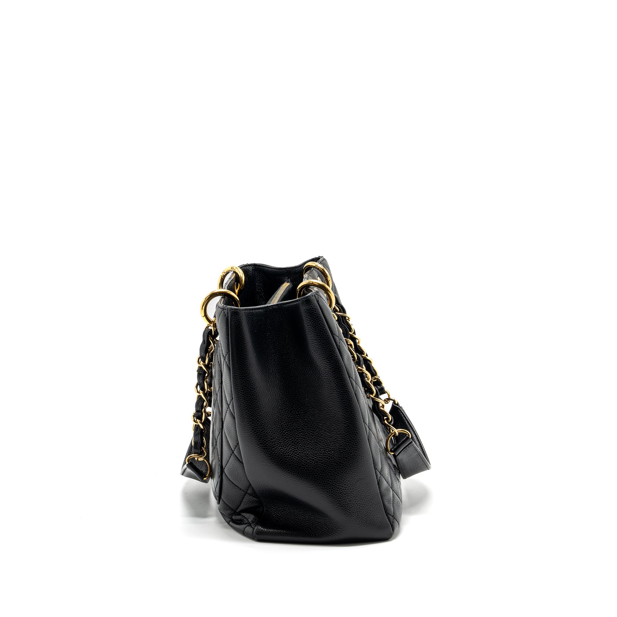 Chanel grand shopping tote bag caviar Black GHW - Image 4