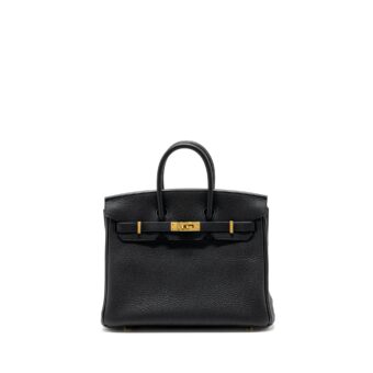 Hermes Birkin 25 Togo Black GHW Stamp Y