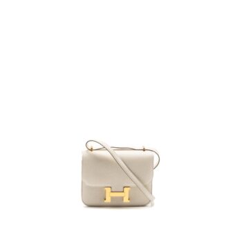 Hermes Mini Constance Chèvre Mysore Nata GHW stamp U