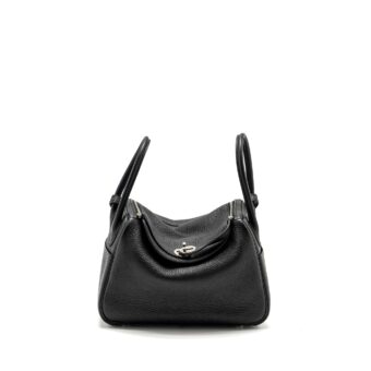 Hermes Lindy 26 Clemence Black SHW Stamp C