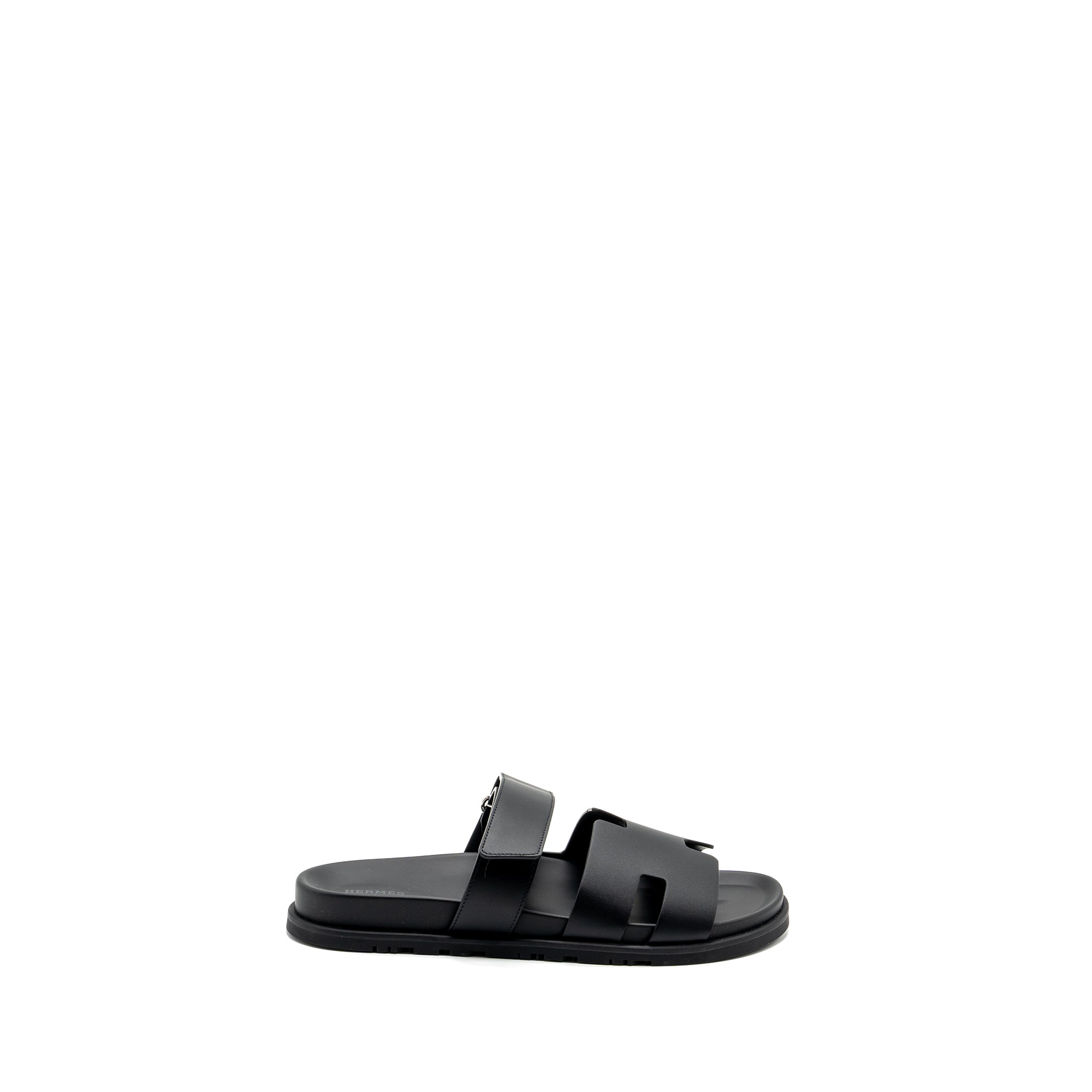 Hermes size 42 CHYPRE sandals black - Image 5