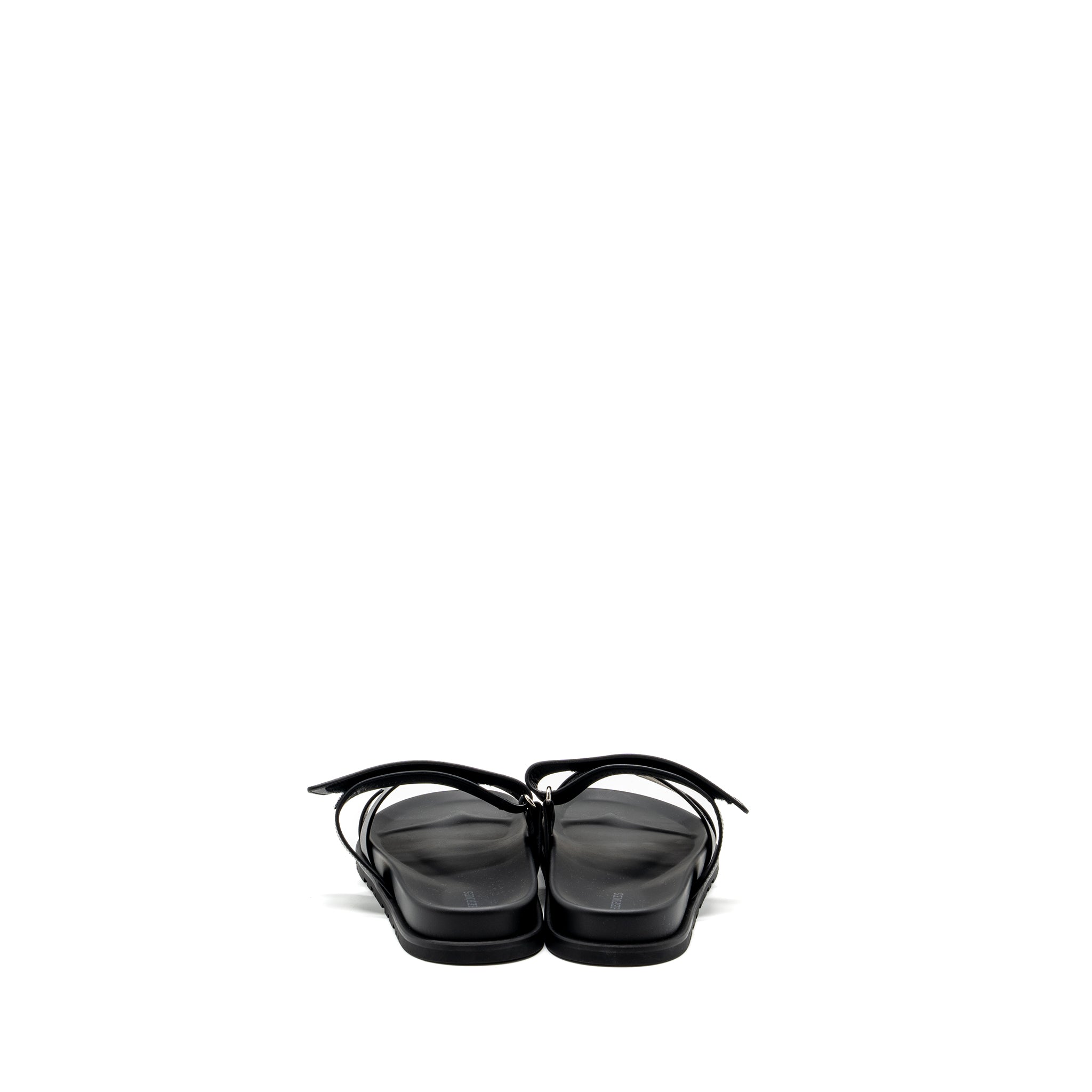 Hermes size 42 CHYPRE sandals black - Image 4