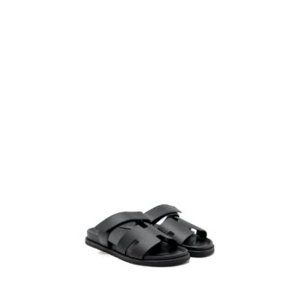 Hermes size 42 CHYPRE sandals black