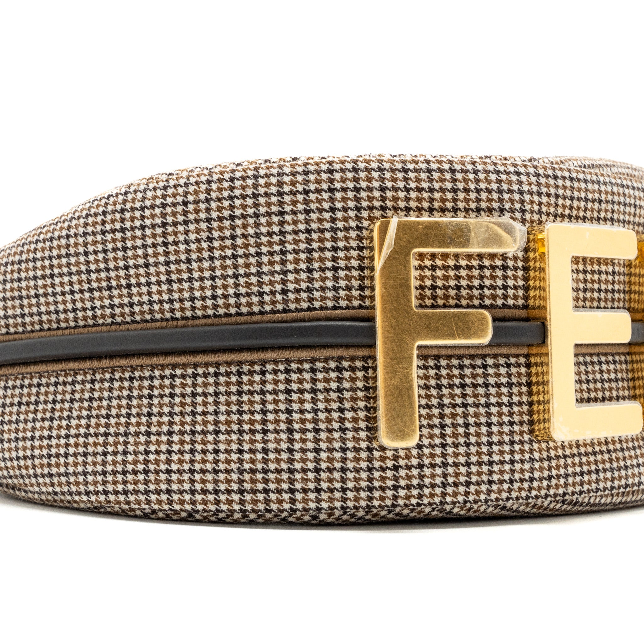 Fendi small fendigraphy bag fabric/ leather Beige/ multicolour GHW - Image 6