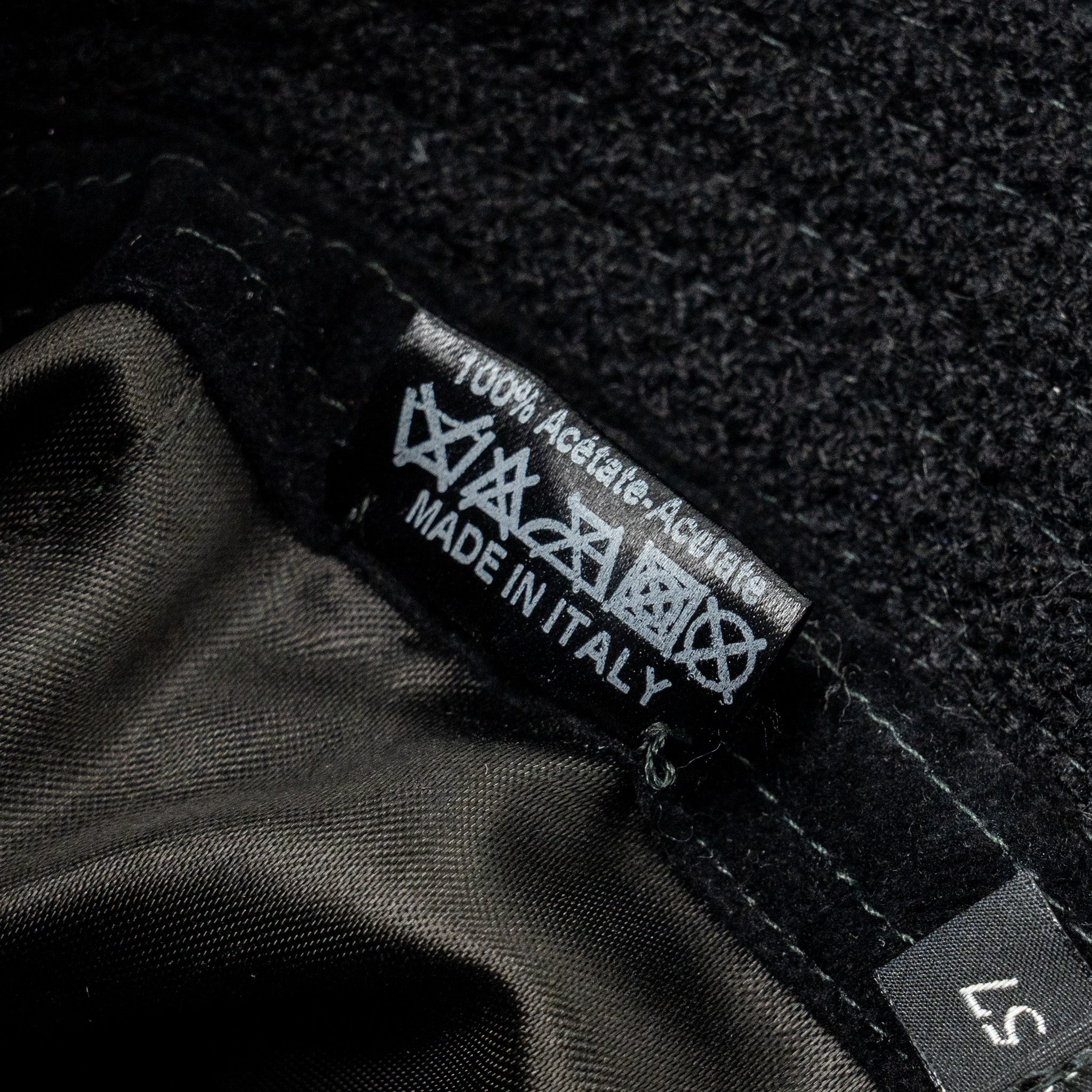 Chanel Size 57 Bucket Hat Wool Black - Image 6